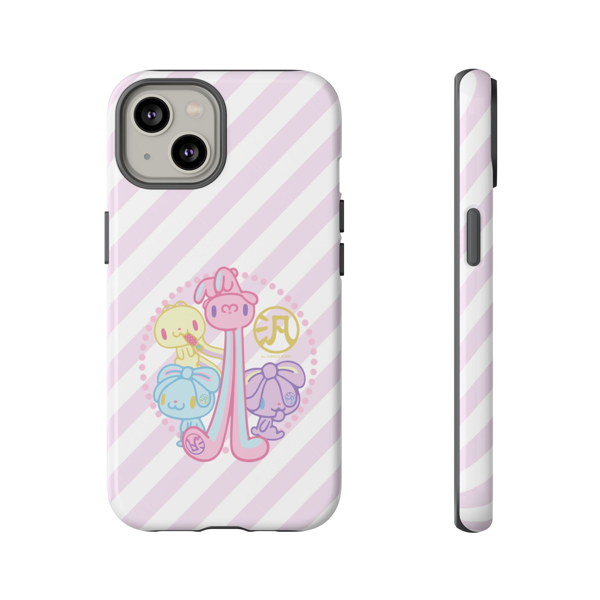 All Purpose Bunny Group Pastel Phone Case