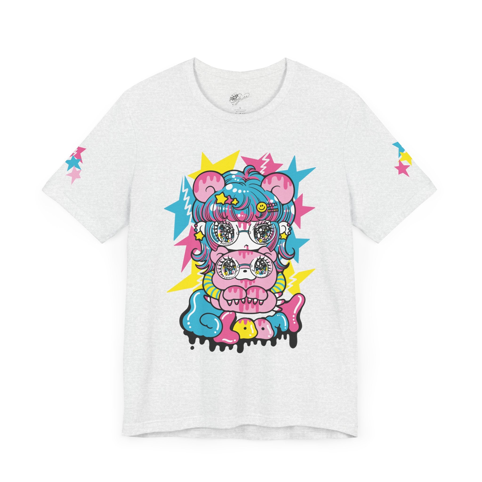 YURIE SEKIYA X GLOOMY BEAR🌟 STARRY GAL 2024 ユニセックス 半袖Tシャツ