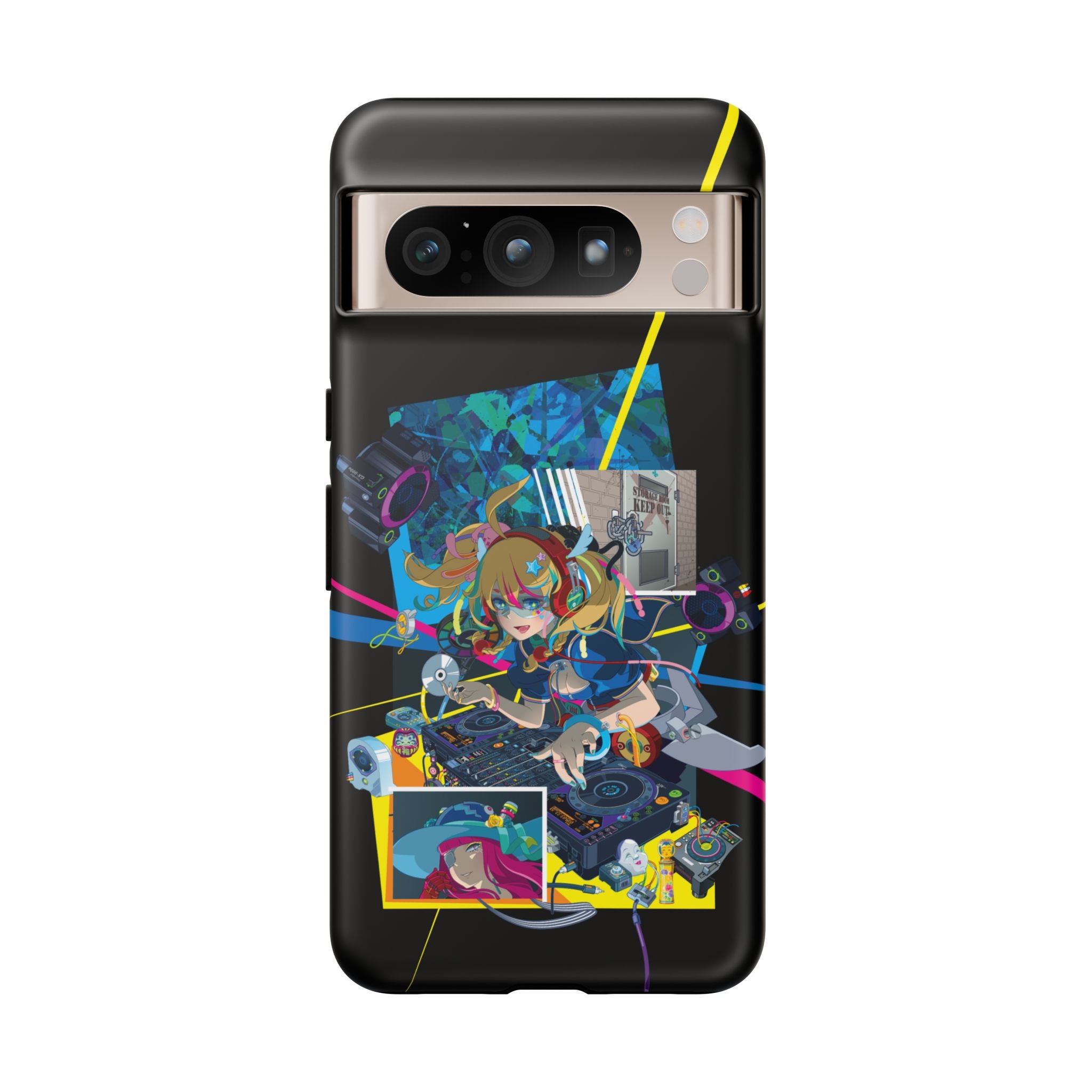 HYPERSONIC music club DJ VAL - Tough Phone Case