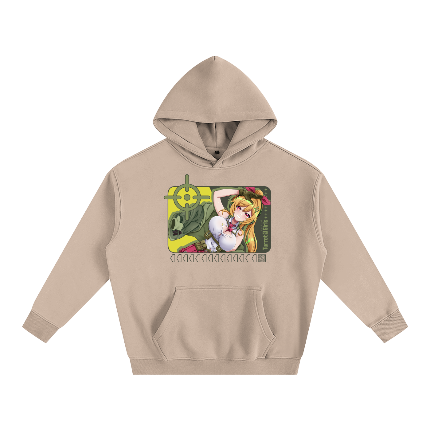 オーバーサイズフリースパーカー