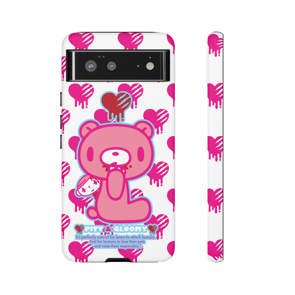 Gloomy Bear White Phone Case