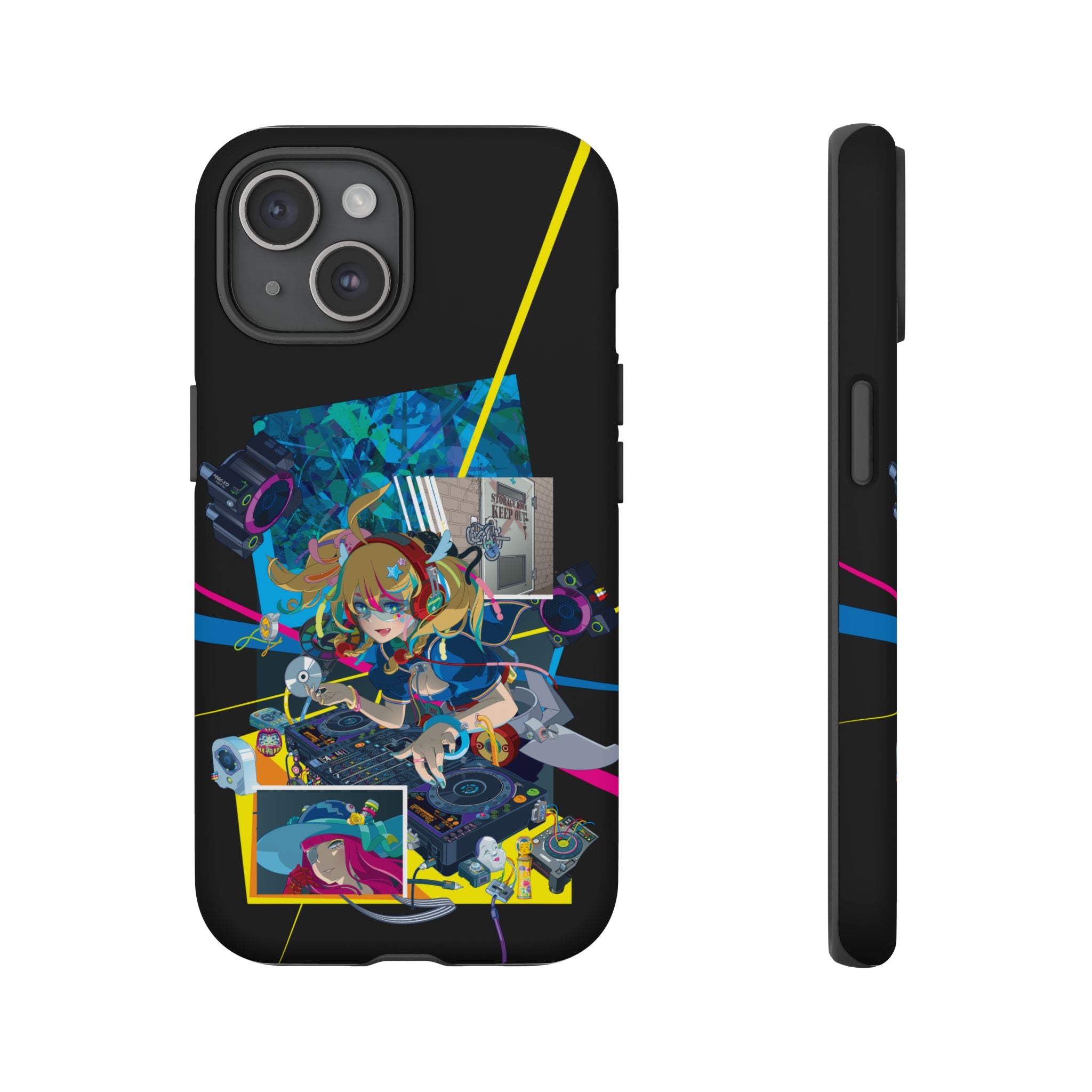 HYPERSONIC music club DJ VAL - Tough Phone Case