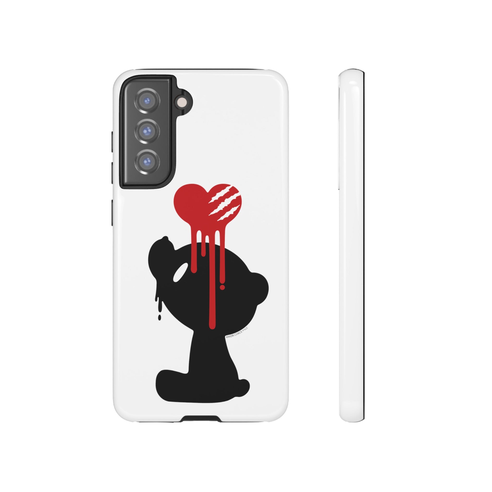 Gloomy Bear Heart - Dual Layer Phone Case