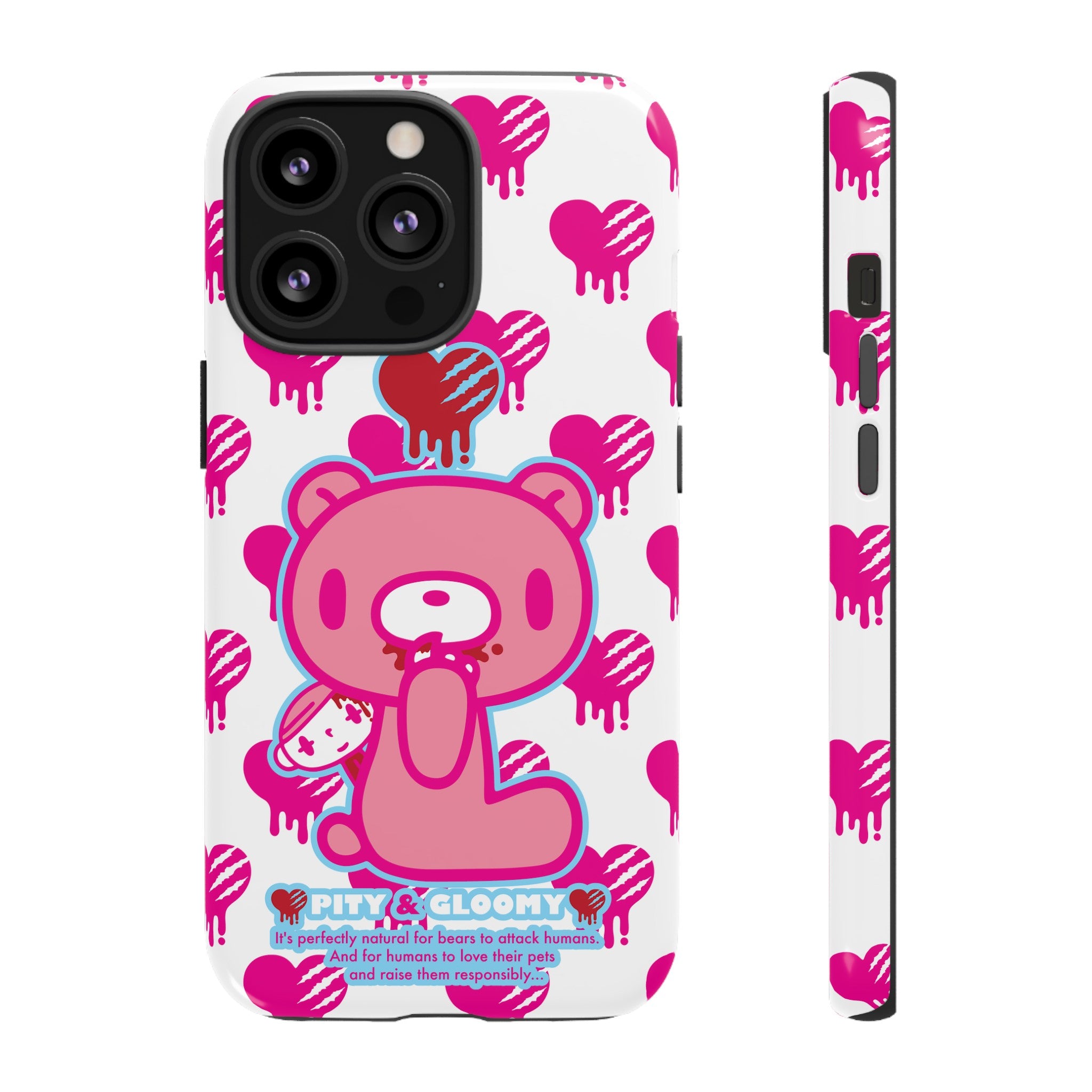 Gloomy Bear White Phone Case