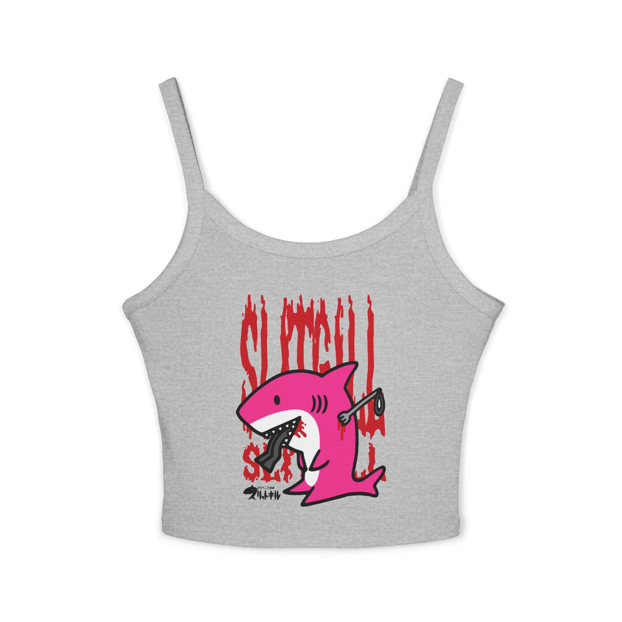 Slitgill Pink Spaghetti Strap Tank Top