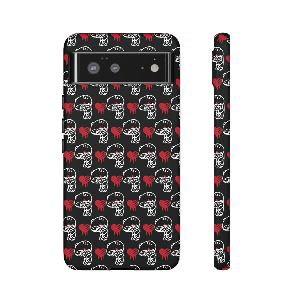 Gloomy & Pity Hug [Black] Phone Case