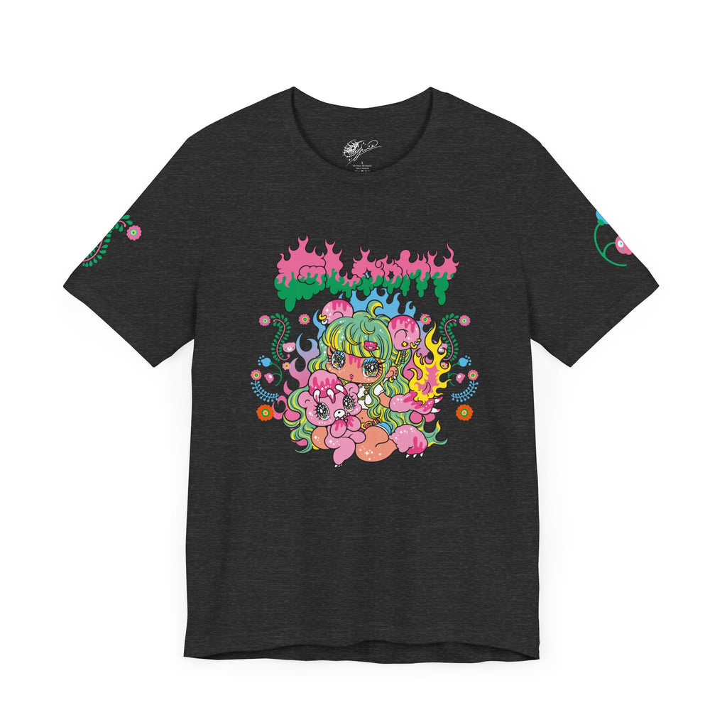 YURIE SEKIYA X GLOOMY BEAR🌟 FLAME GAL 2024 Unisex Short Sleeve Tee