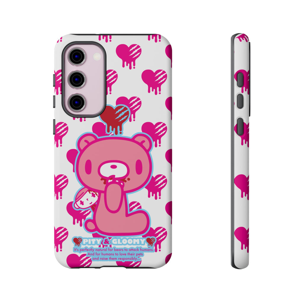 Gloomy Bear White Phone Case
