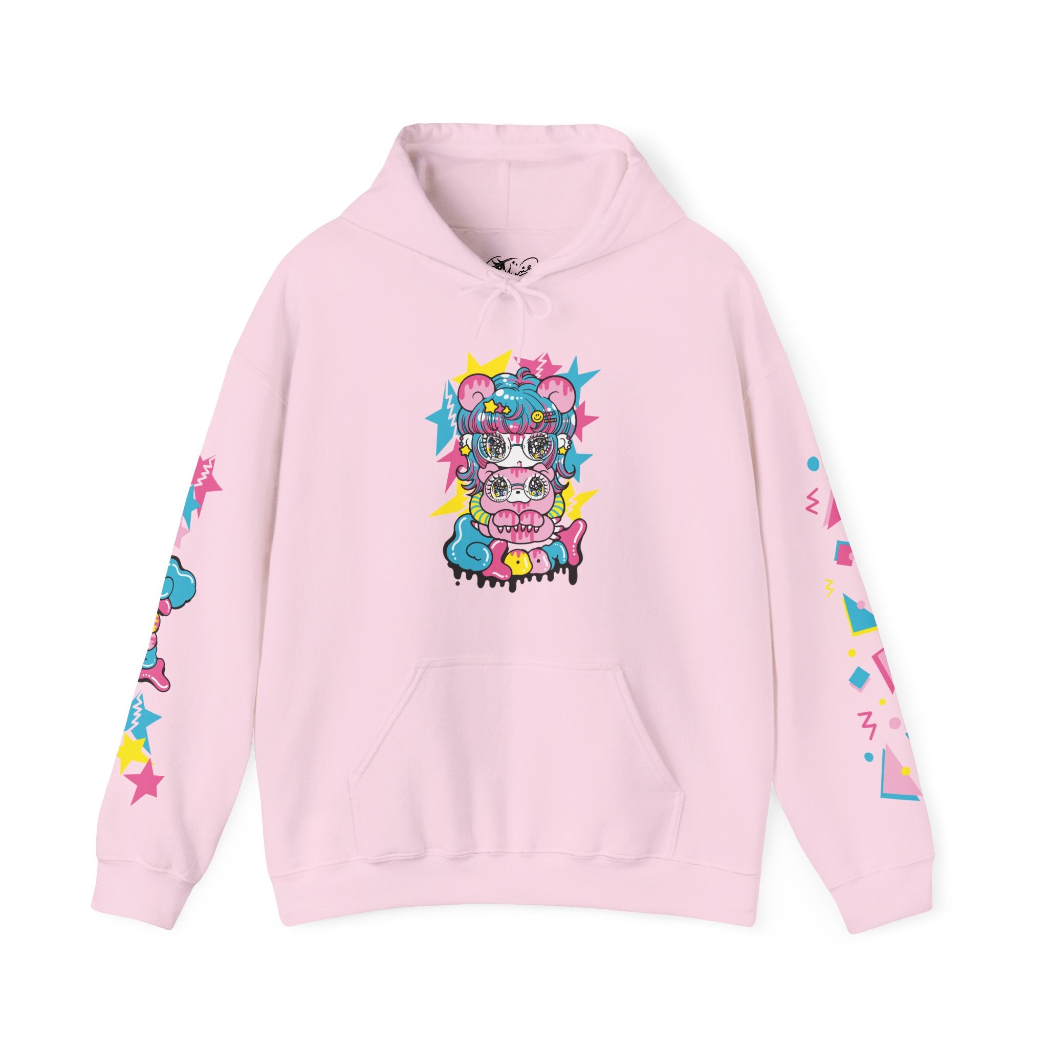 YURIE SEKIYA X GLOOMY BEAR🌟STARRY GAL ユニセックス フード付きスウェットシャツ