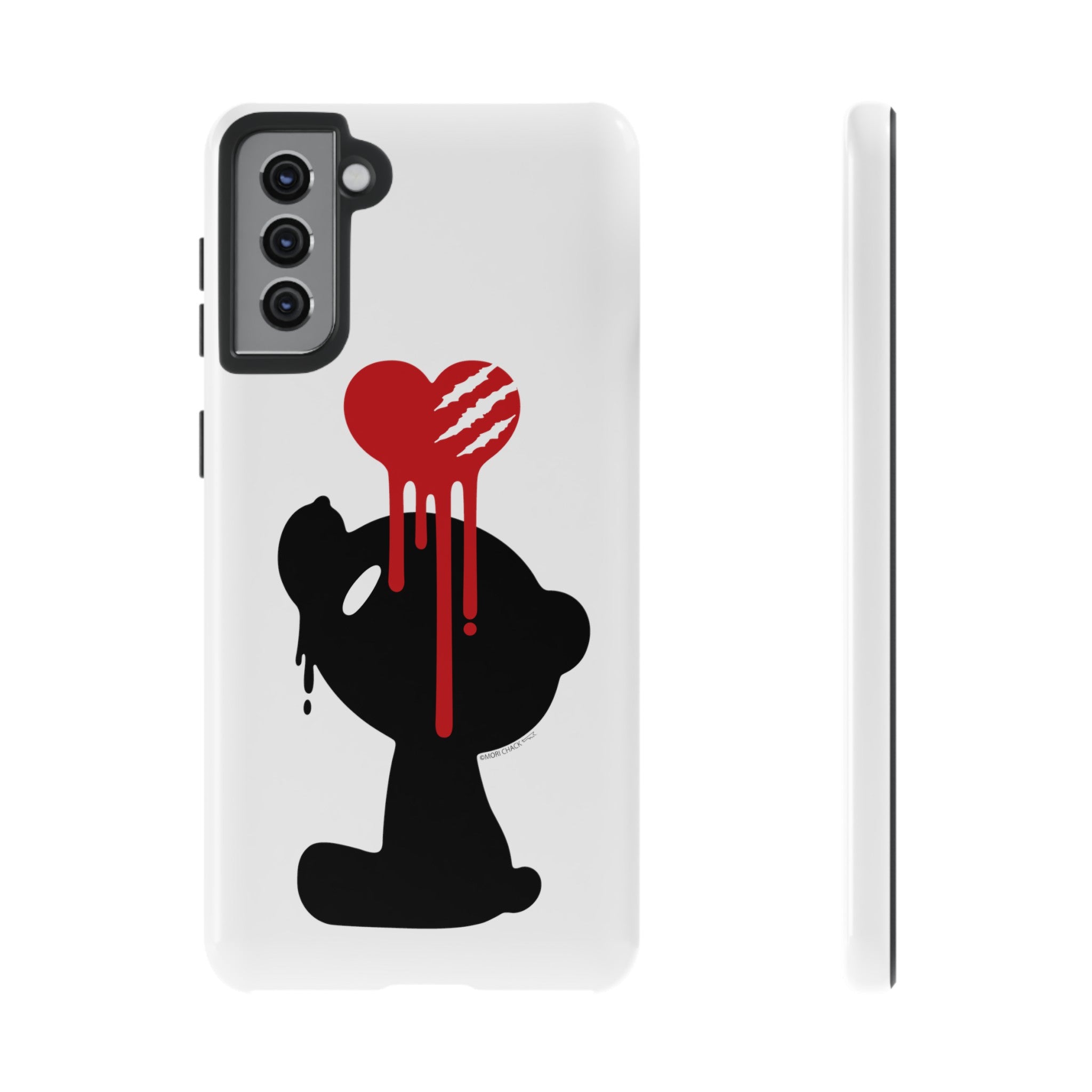 Gloomy Bear Heart - Dual Layer Phone Case