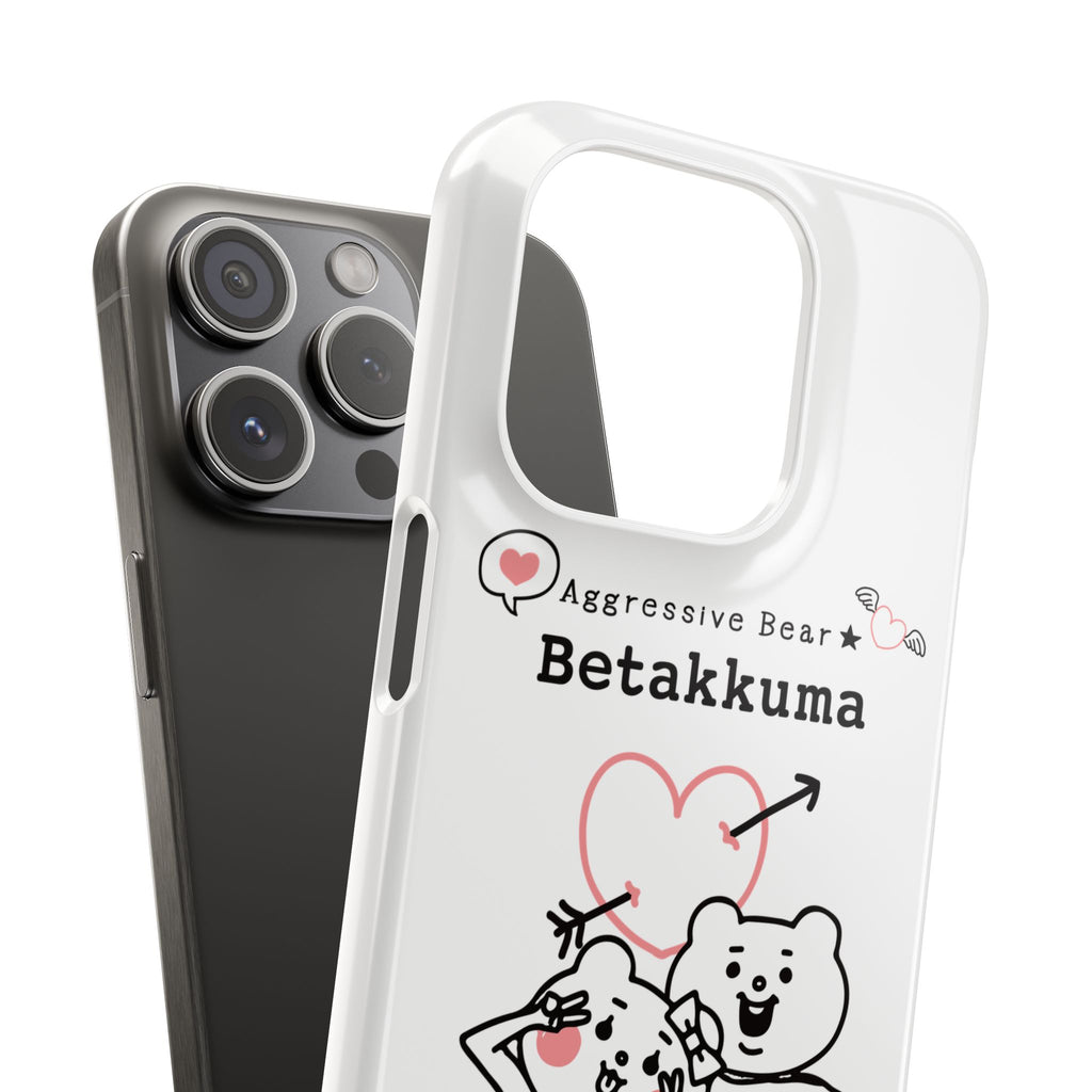 Betakkuma Arrow Heart Phone Case