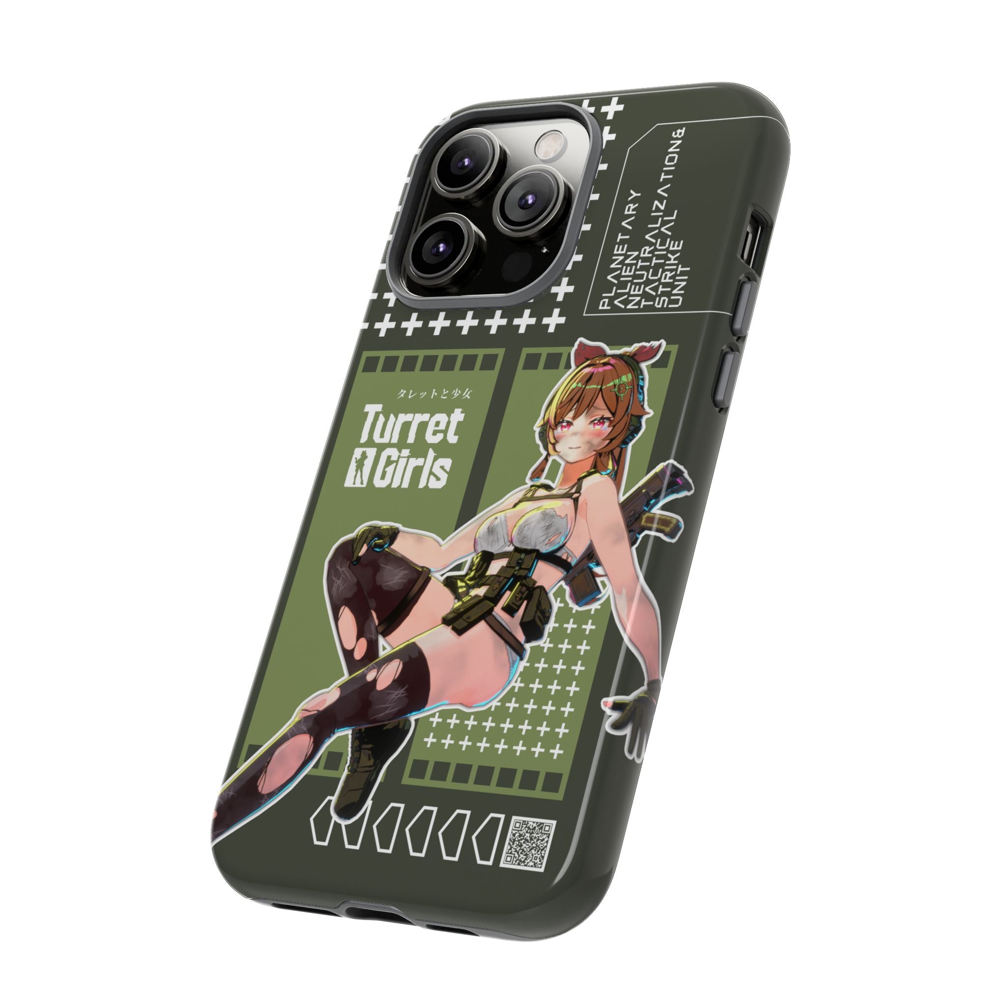 タレットガールズ - ぼろぼろのスマホケース