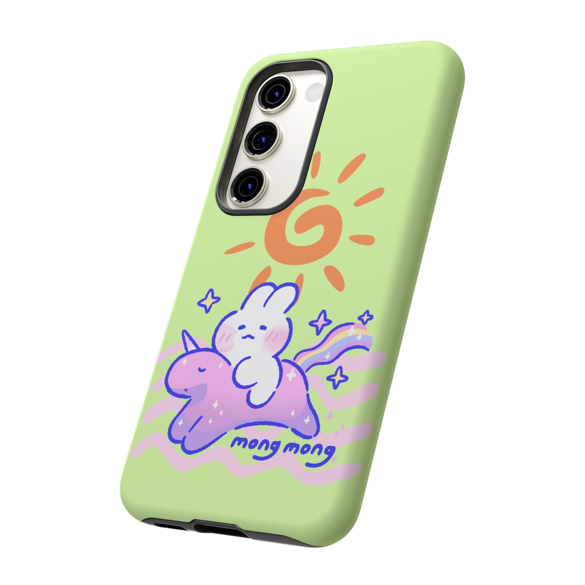 Lovely Mong Mong Ride a Unicorn Phone Case