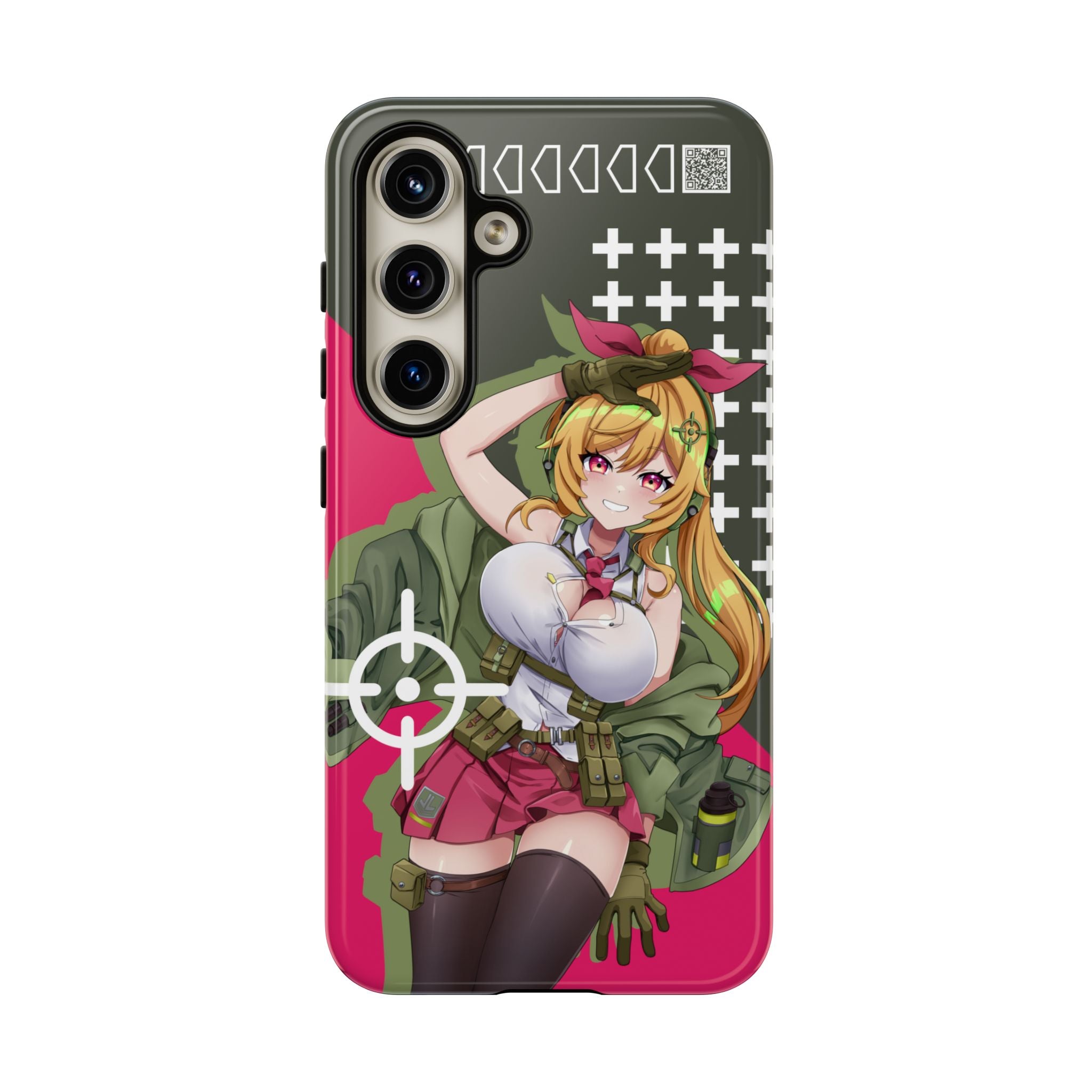 タレットガールズ - ロックオン スマホケース