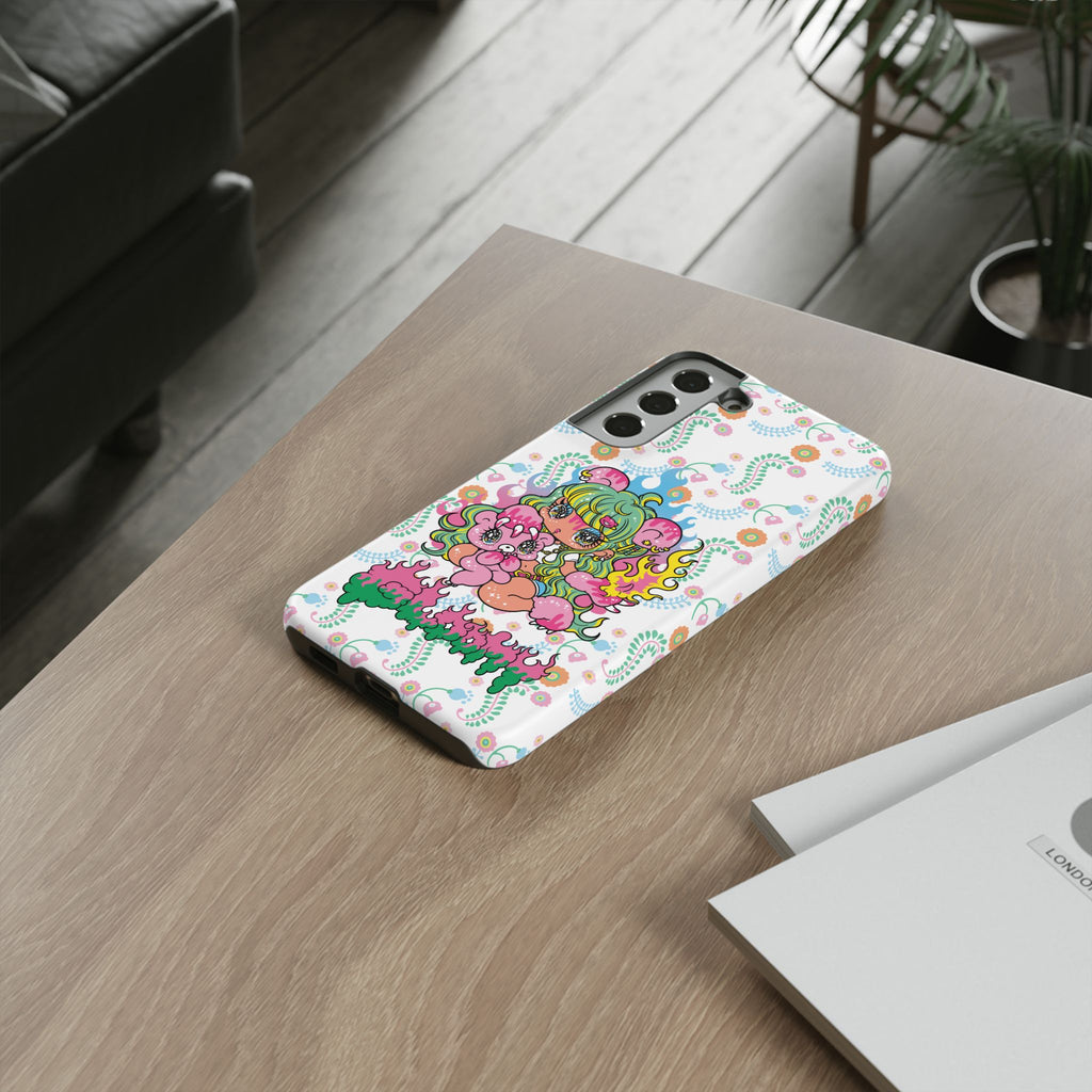 YURIE SEKIYA X GLOOMY BEAR ⭐️ FIRE GIRL PHONE CASE