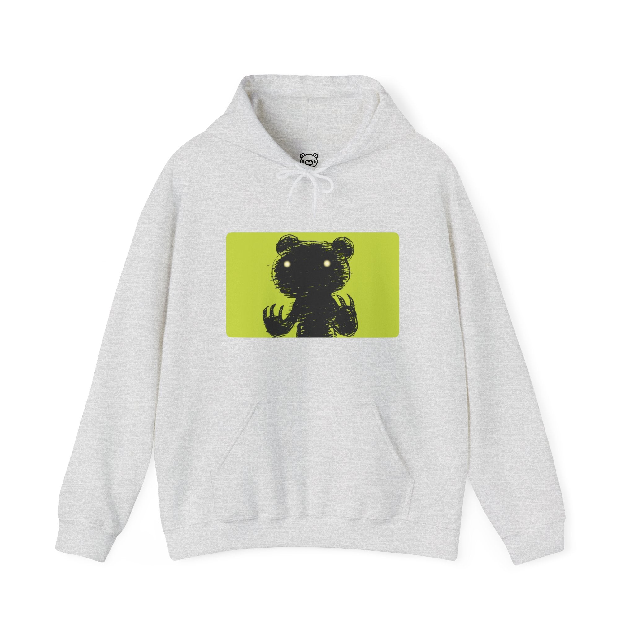 Green Block Abstraction Gloomy Bear Hoodie