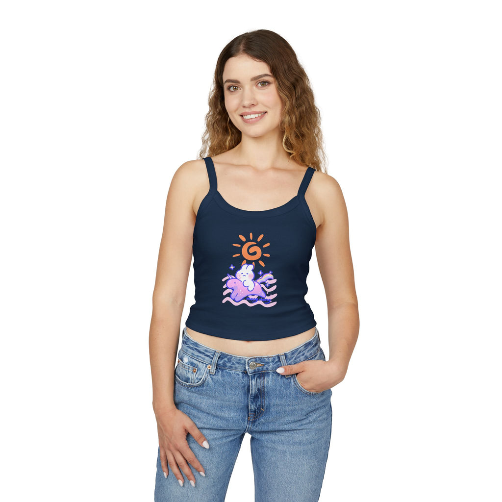 Lovely Mong Mong Spaghetti Strap Tank Top