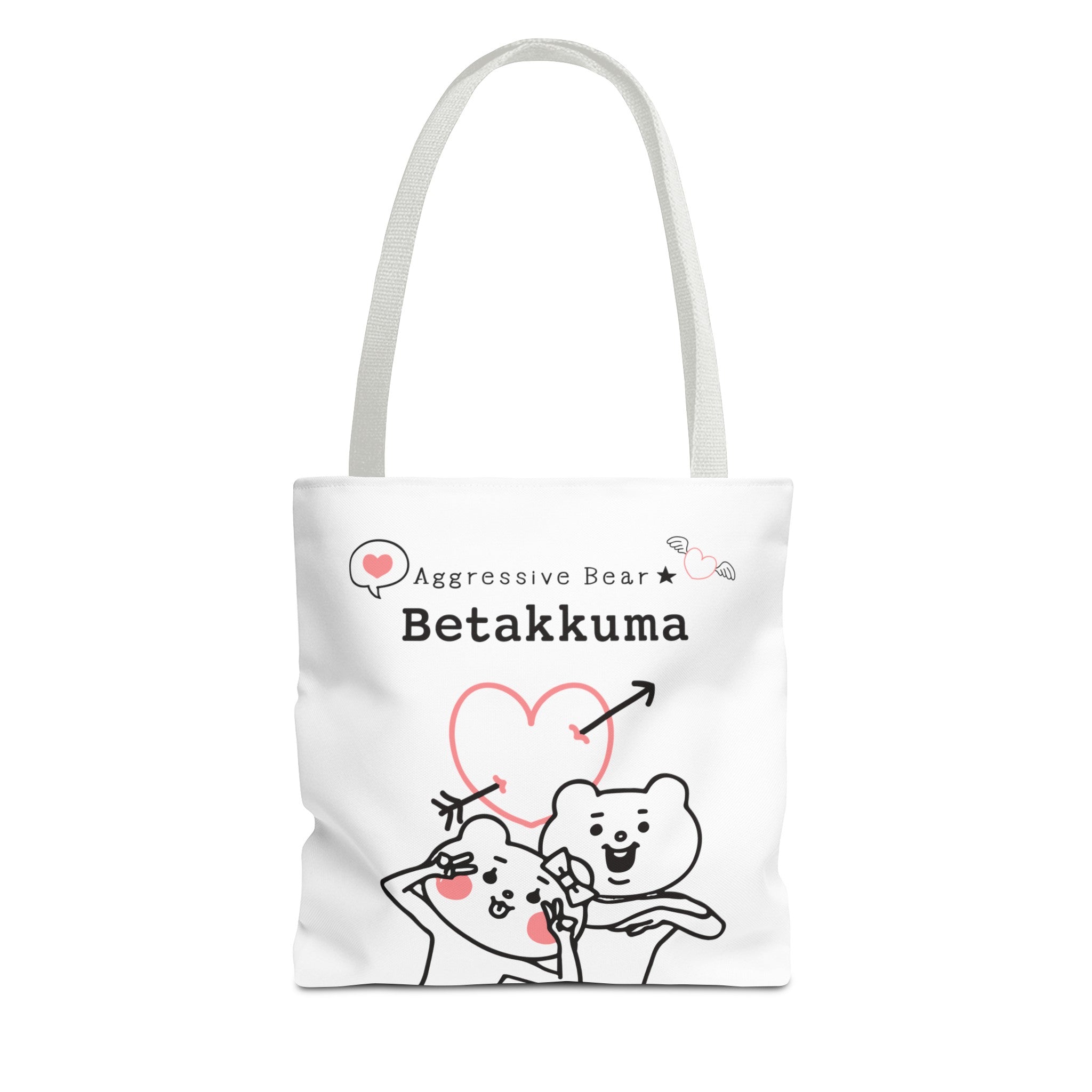 Betakkuma Arrow Heart Tote Bag