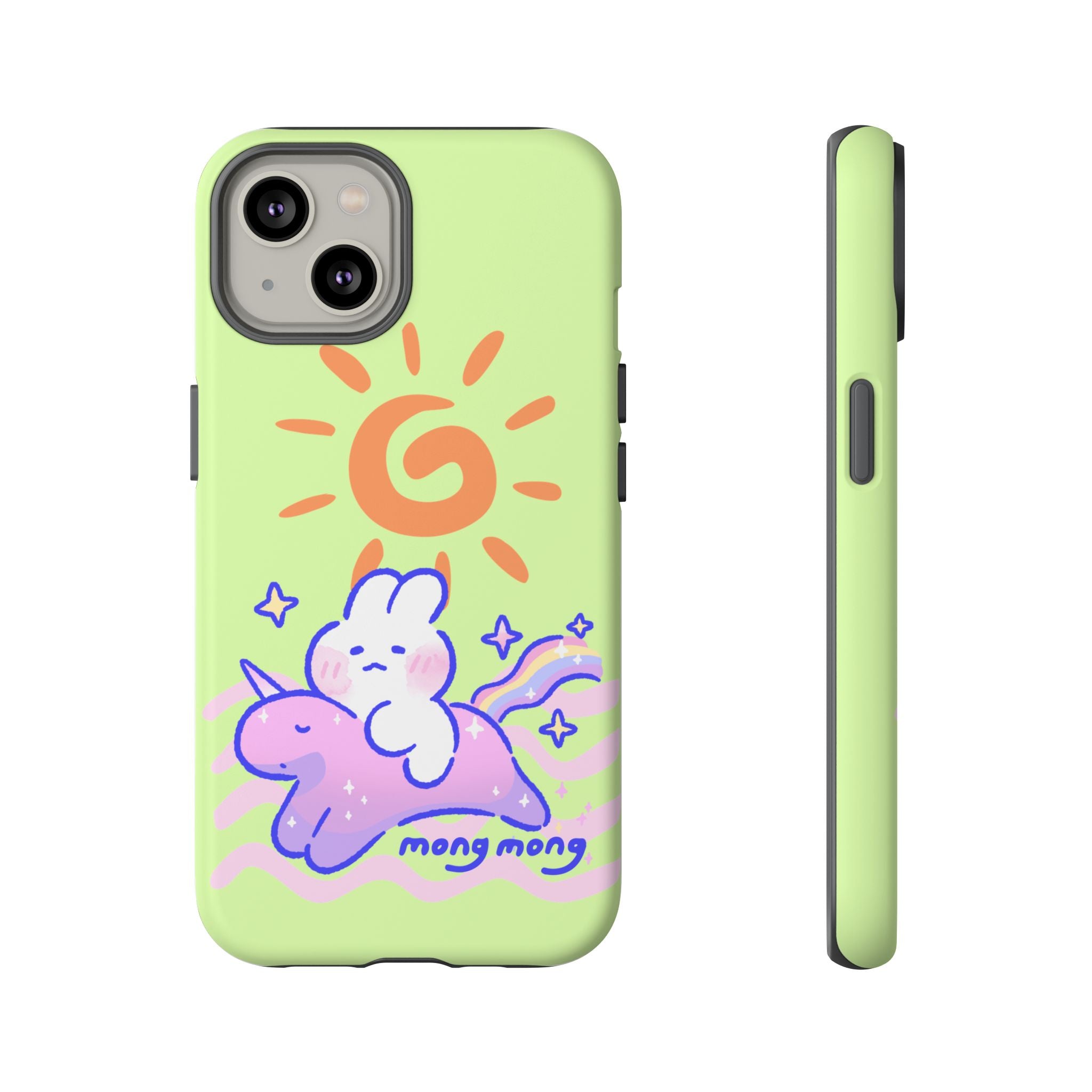 Lovely Mong Mong Ride a Unicorn Phone Case