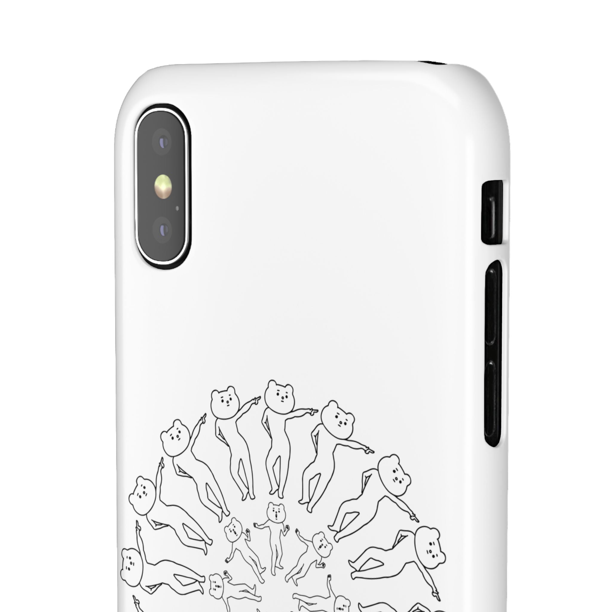 Betakkuma Swirl Pattern Phone Case