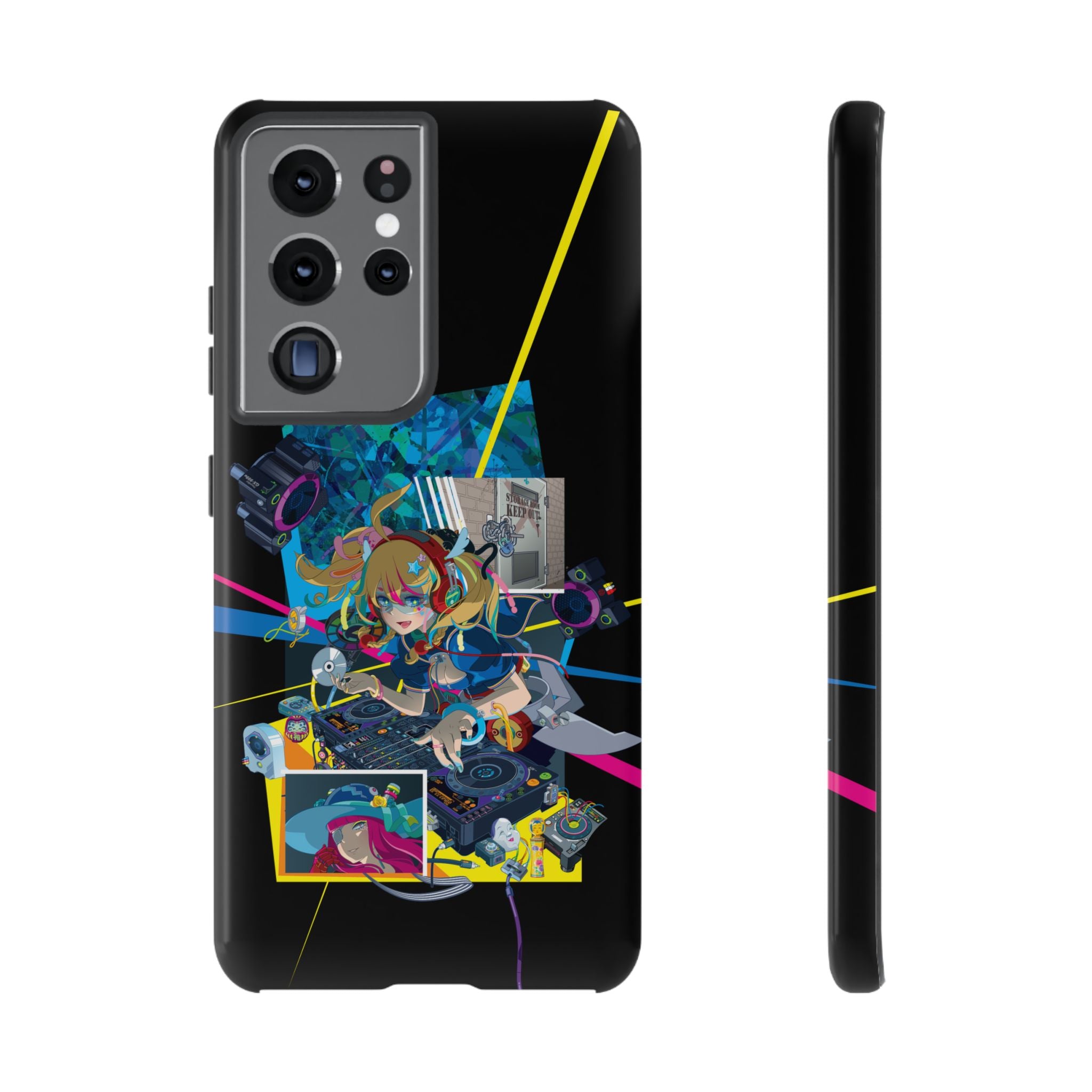 HYPERSONIC music club DJ VAL - Tough Phone Case