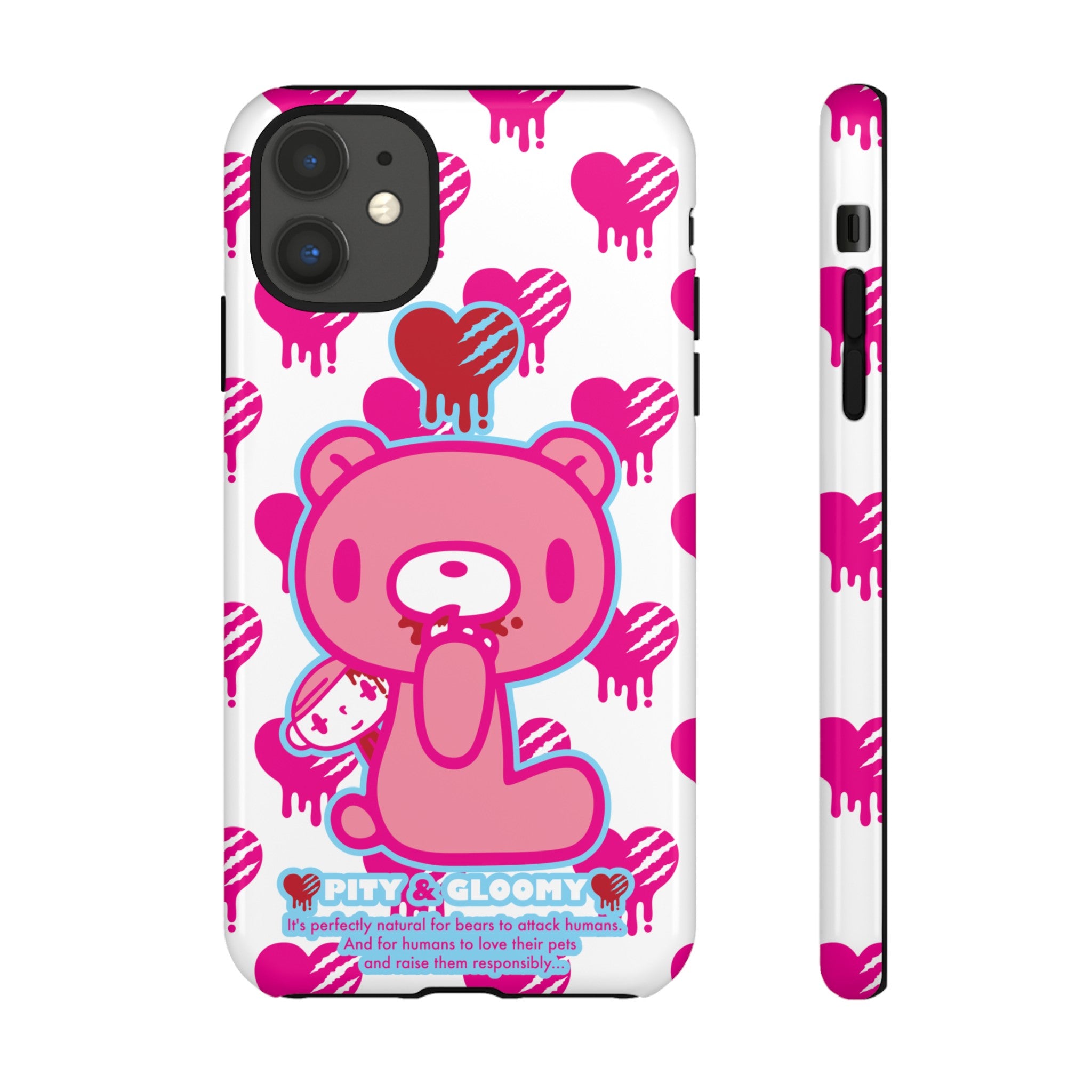 Gloomy Bear White Phone Case