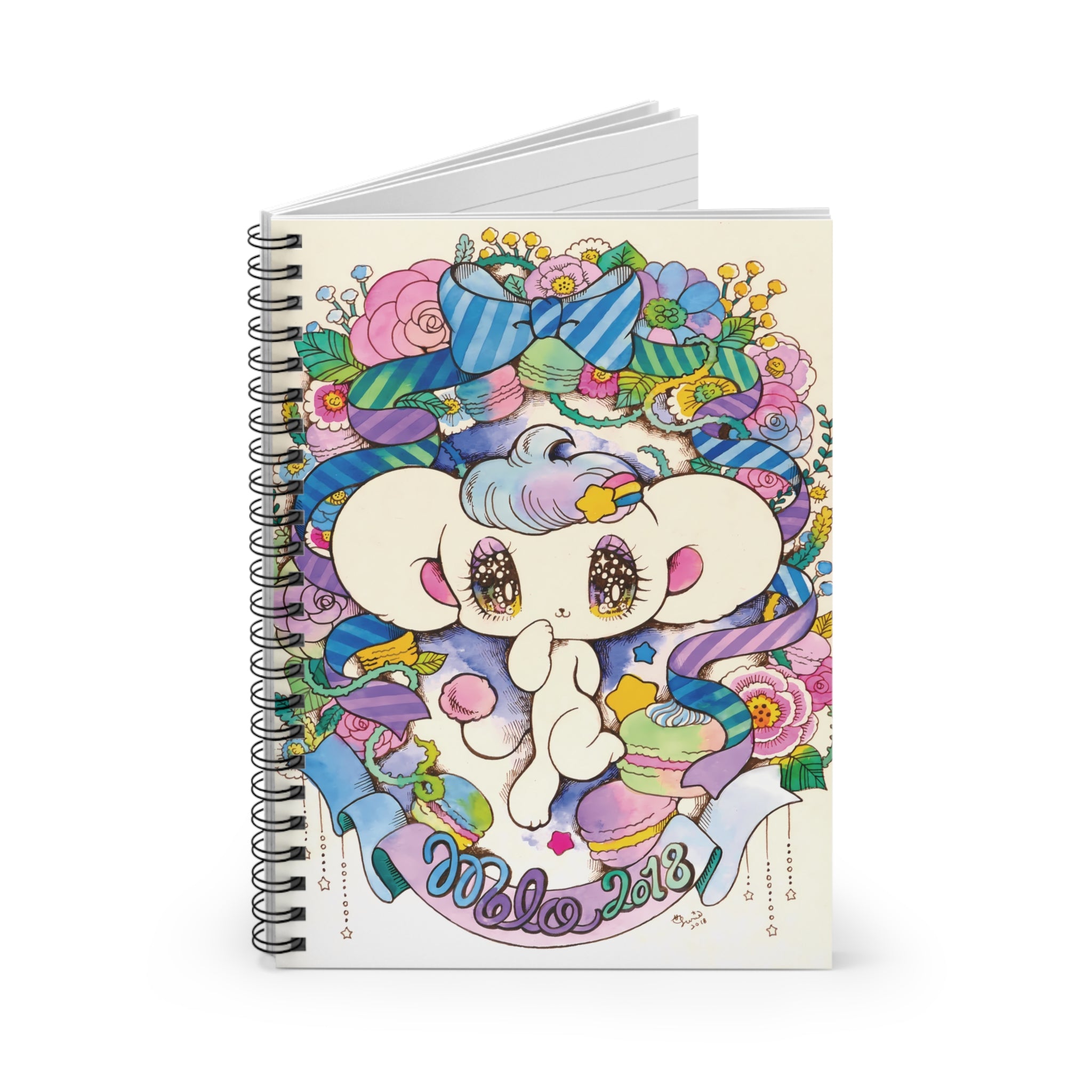MELO 2018 PEROPERO - Ruled Line Spiral Notebook WIP