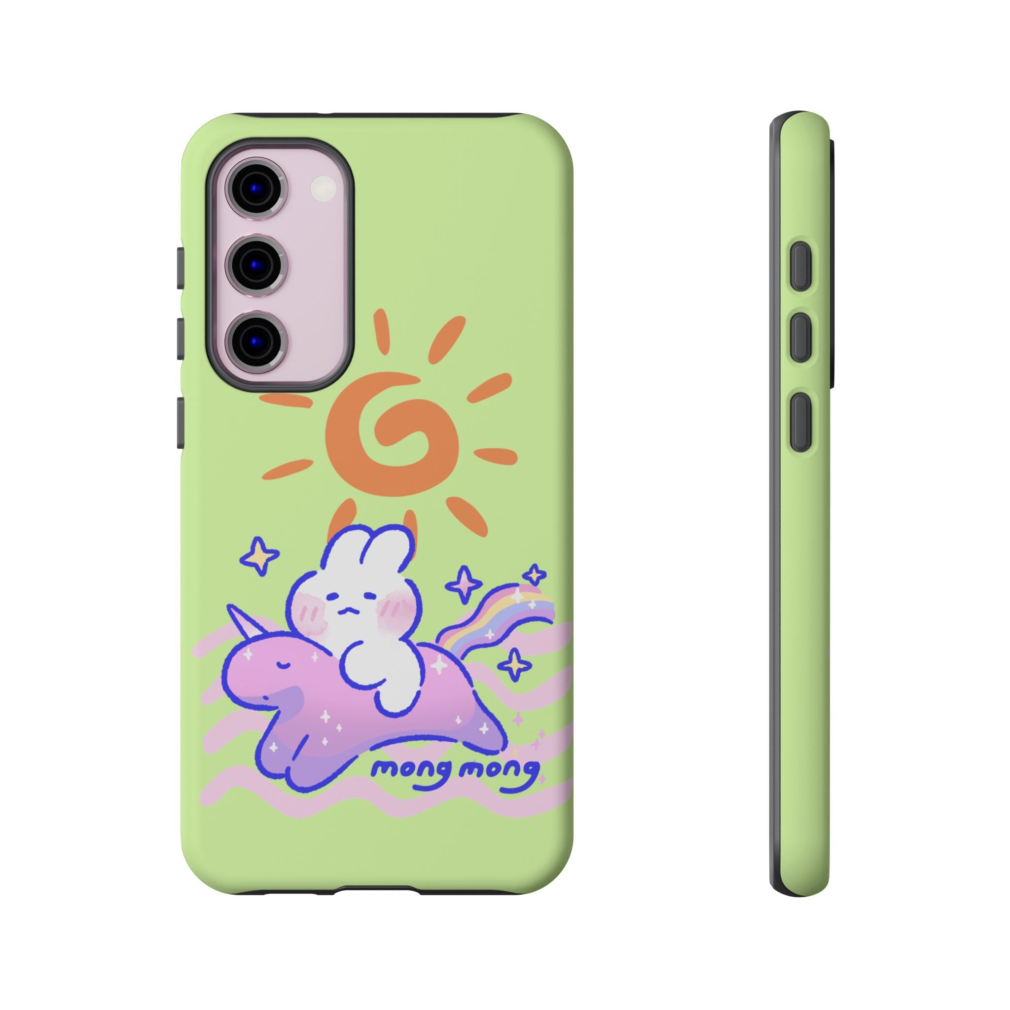 Lovely Mong Mong Ride a Unicorn Phone Case