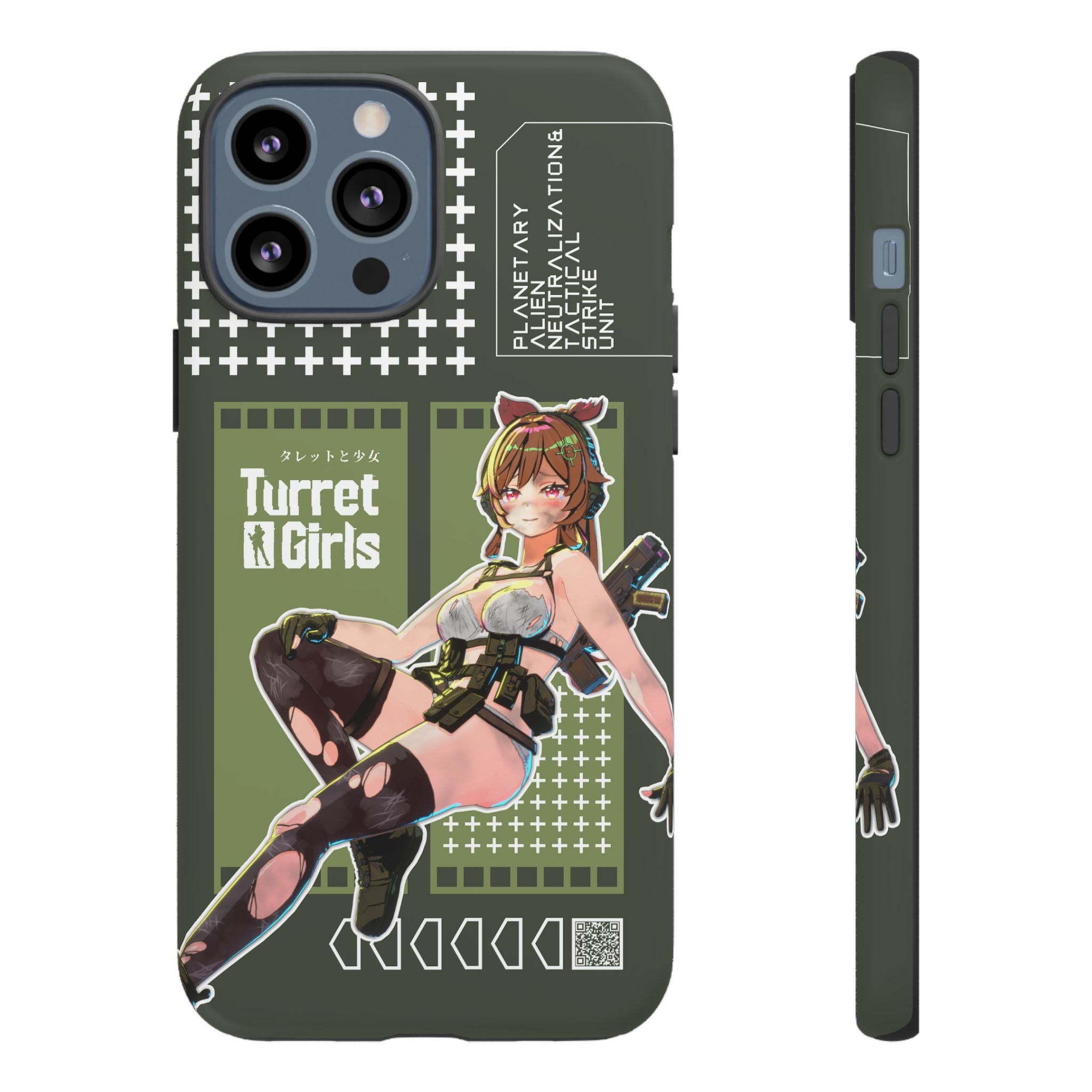 タレットガールズ - ぼろぼろのスマホケース