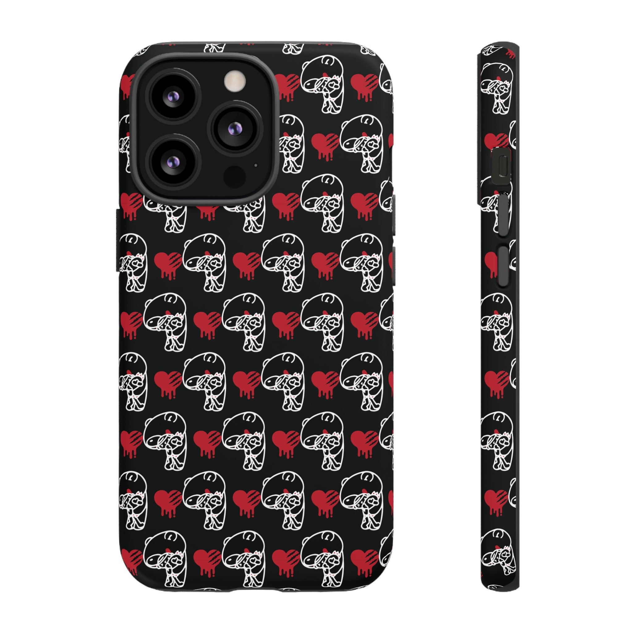 Gloomy & Pity Hug [Black] - Tough Phone Case