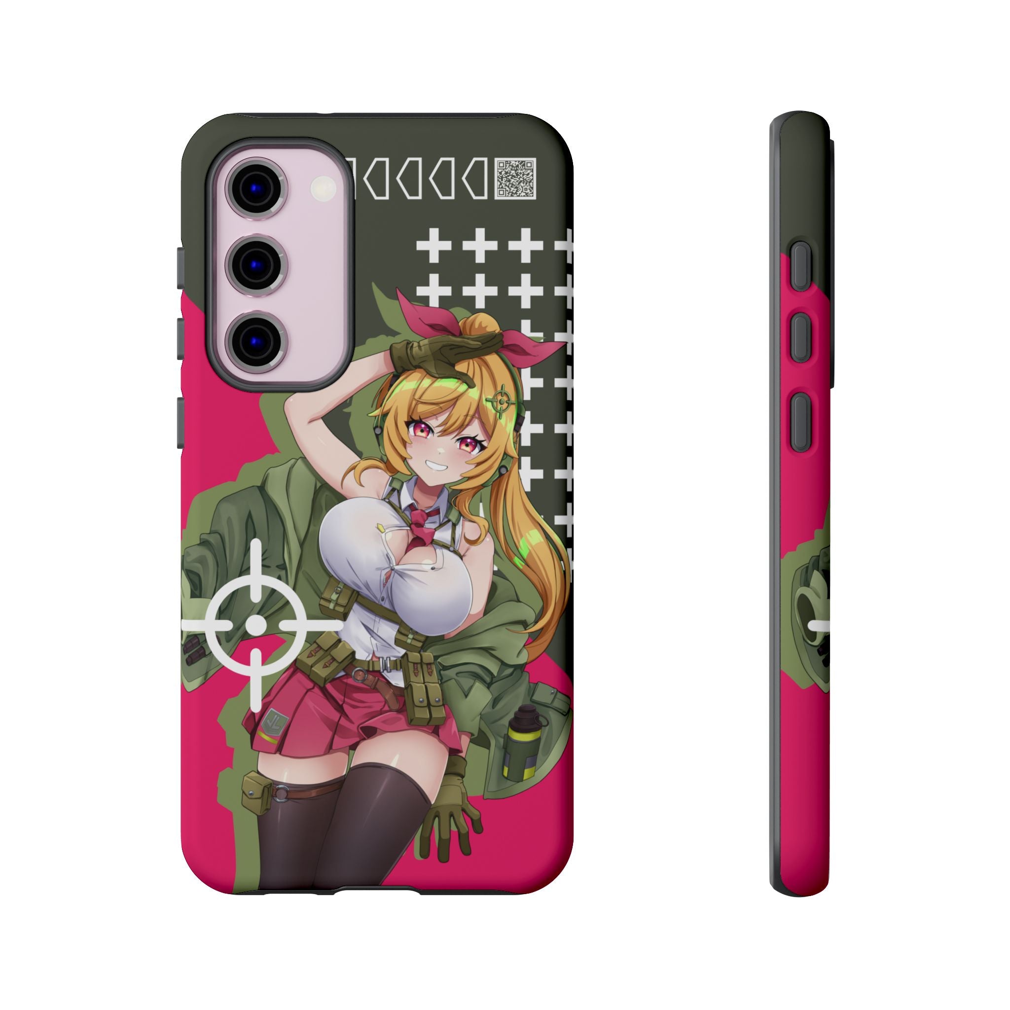 タレットガールズ - ロックオン スマホケース