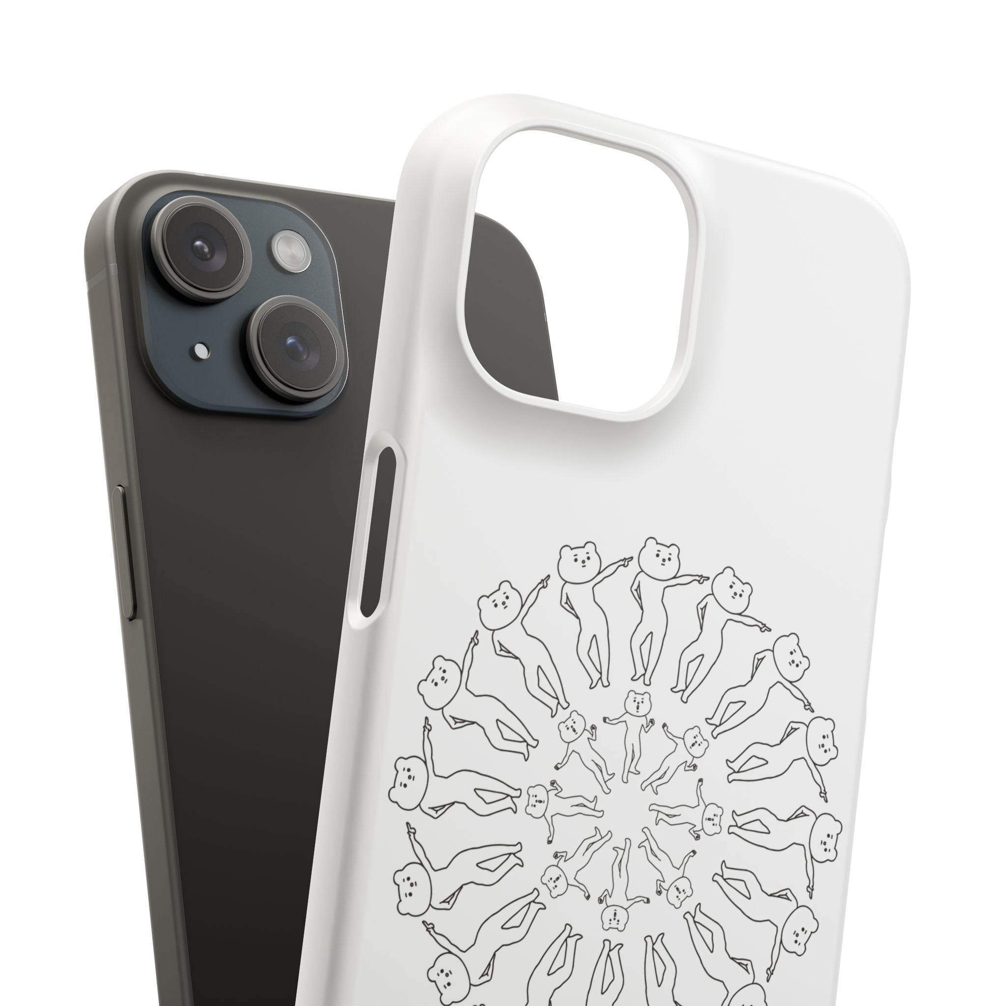 Betakkuma Swirl Pattern Phone Case