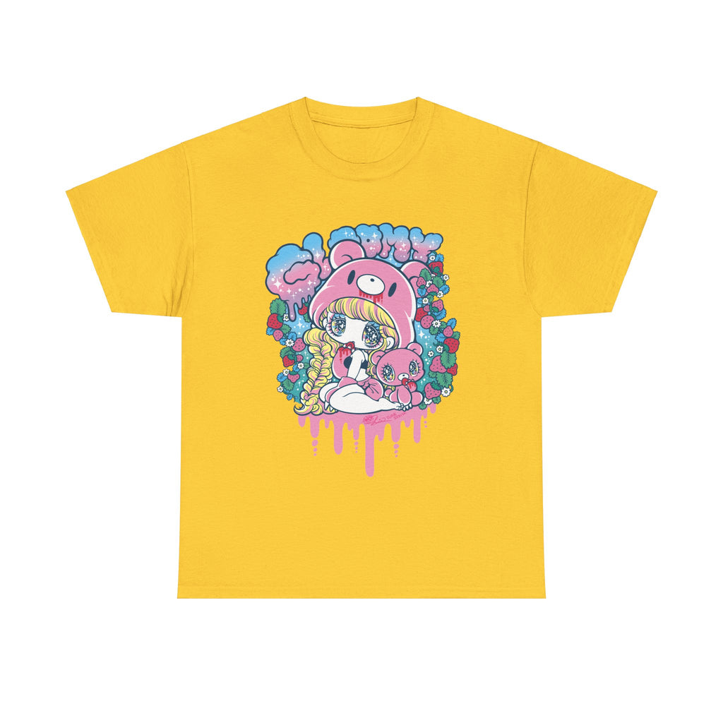 Yurie Sekiya x Gloomy Bear ⭐️ Gloomy-Girl Strawberry tee