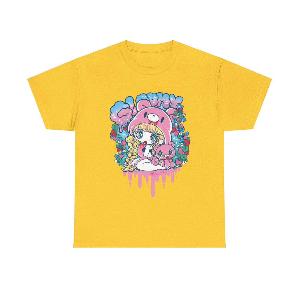 Yurie Sekiya x Gloomy Bear Strawberry Gyaru T