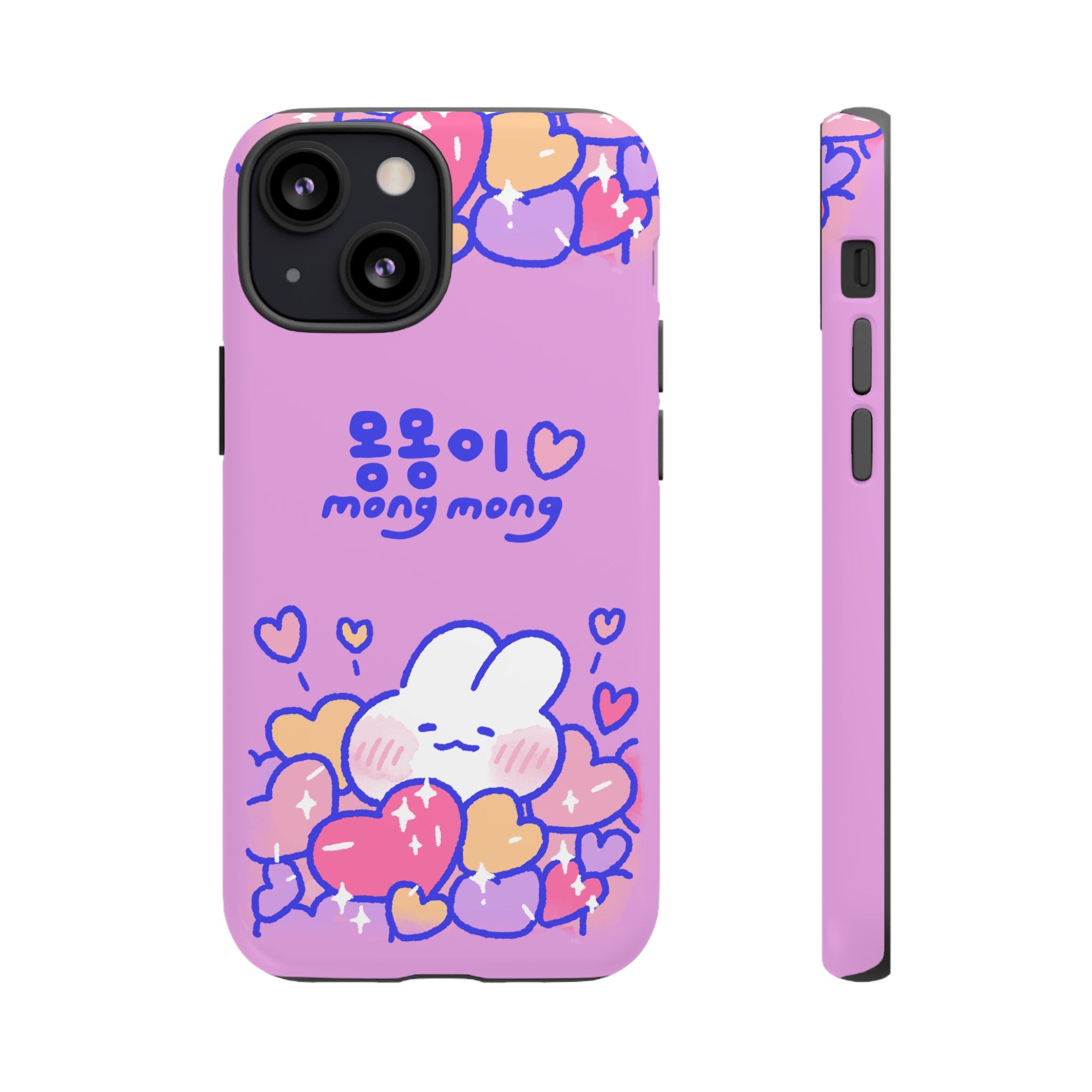 Lovely Mong Mong Heart Bath Phone Case