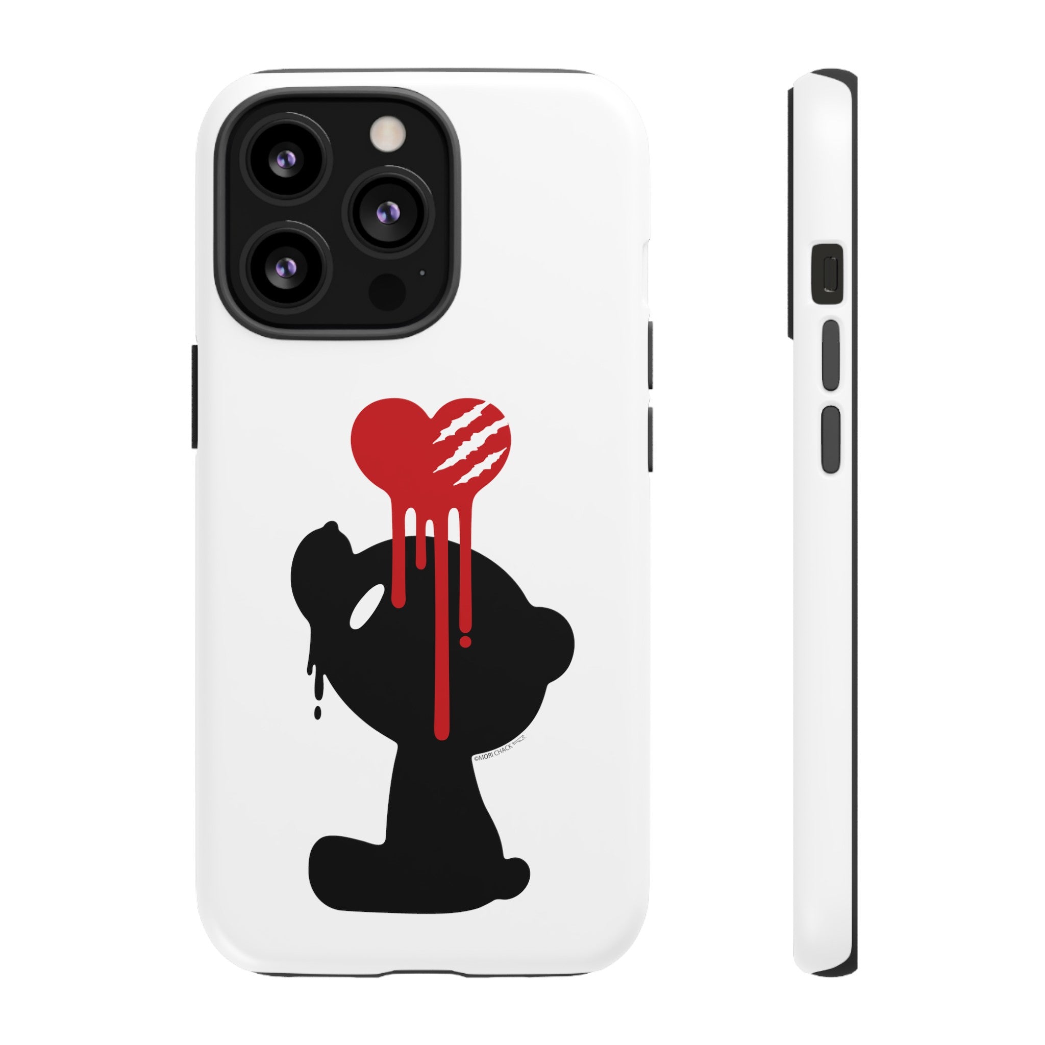 Gloomy Bear Heart - Dual Layer Phone Case