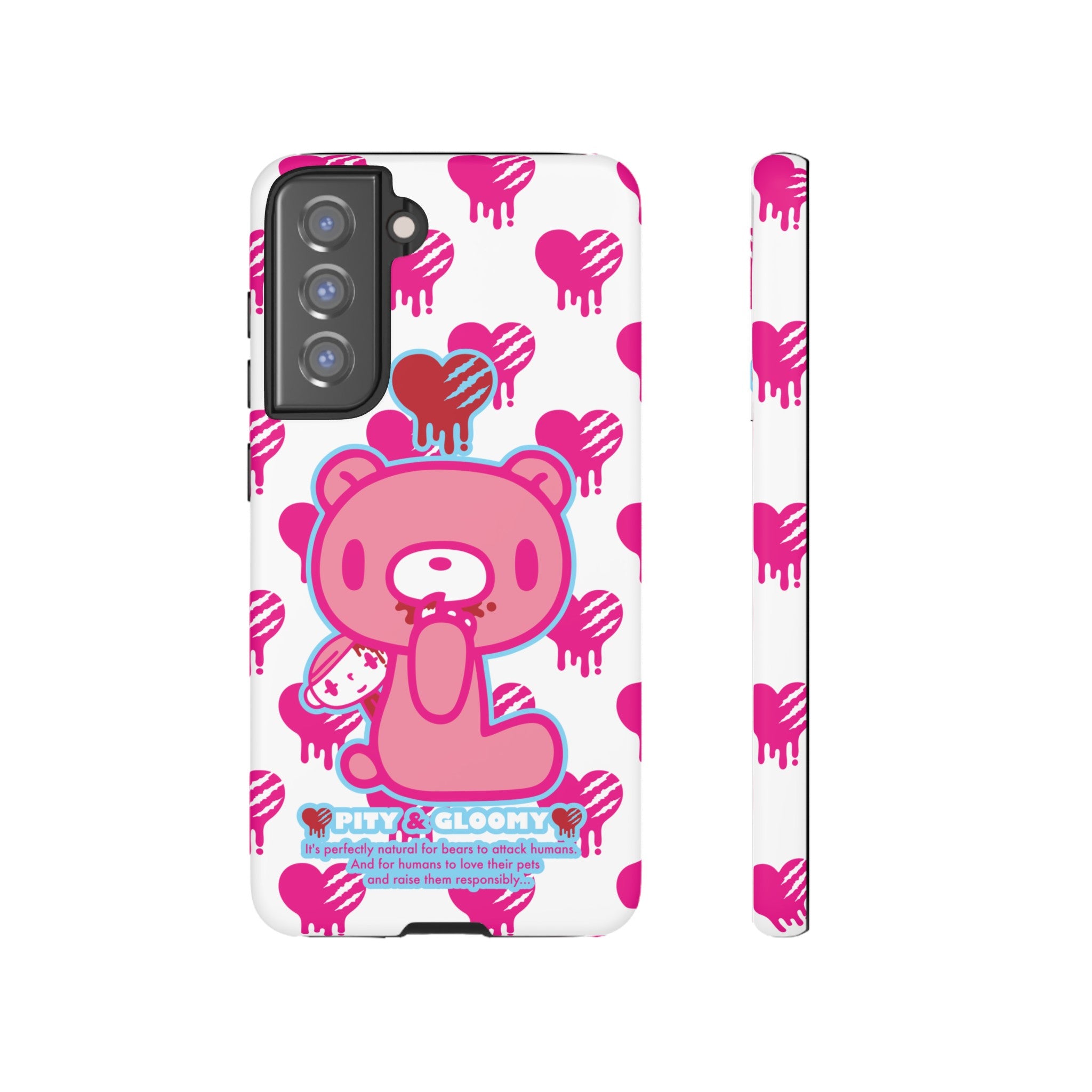 Gloomy Bear White Phone Case