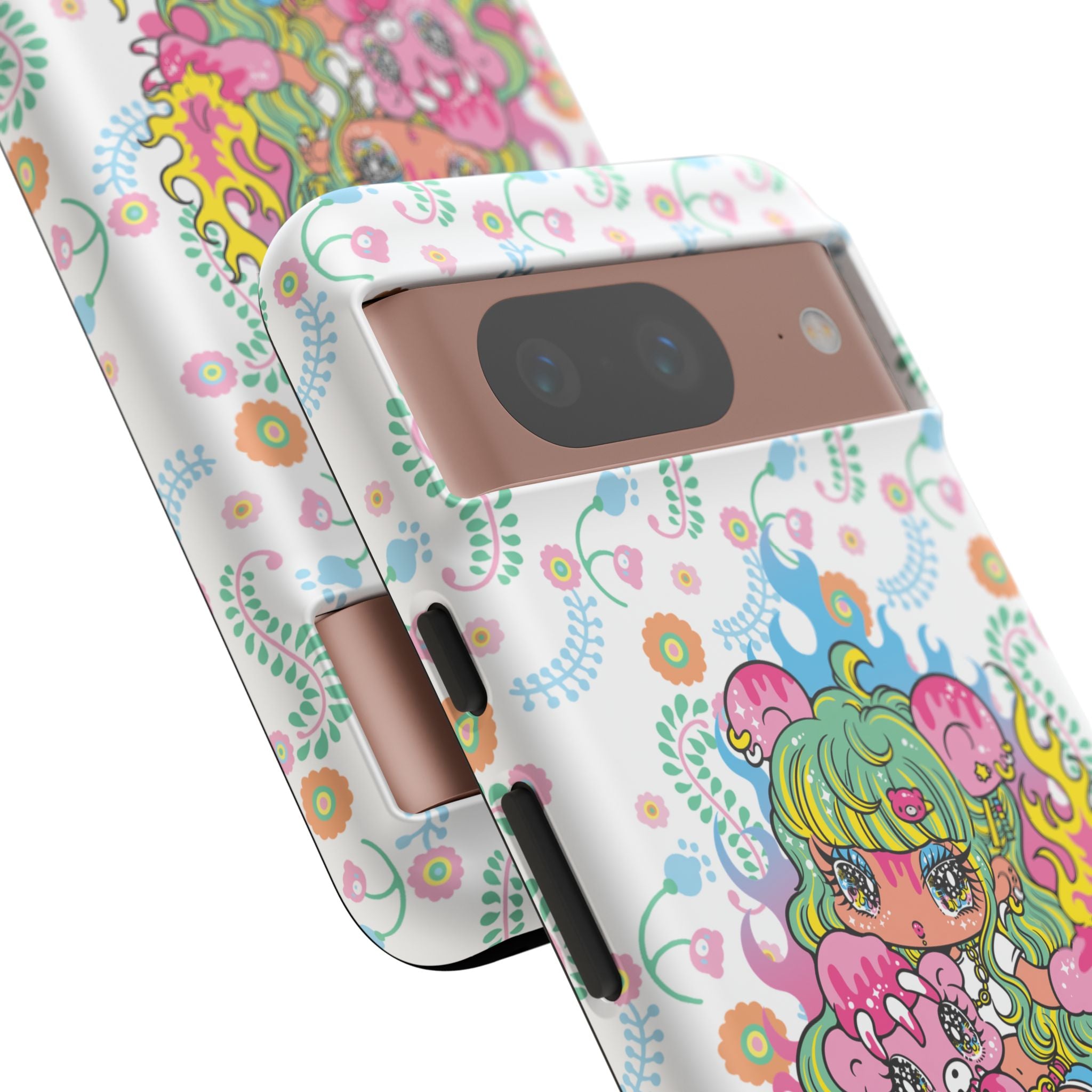 YURIE SEKIYA X GLOOMY BEAR ⭐️ FIRE GIRL PHONE CASE