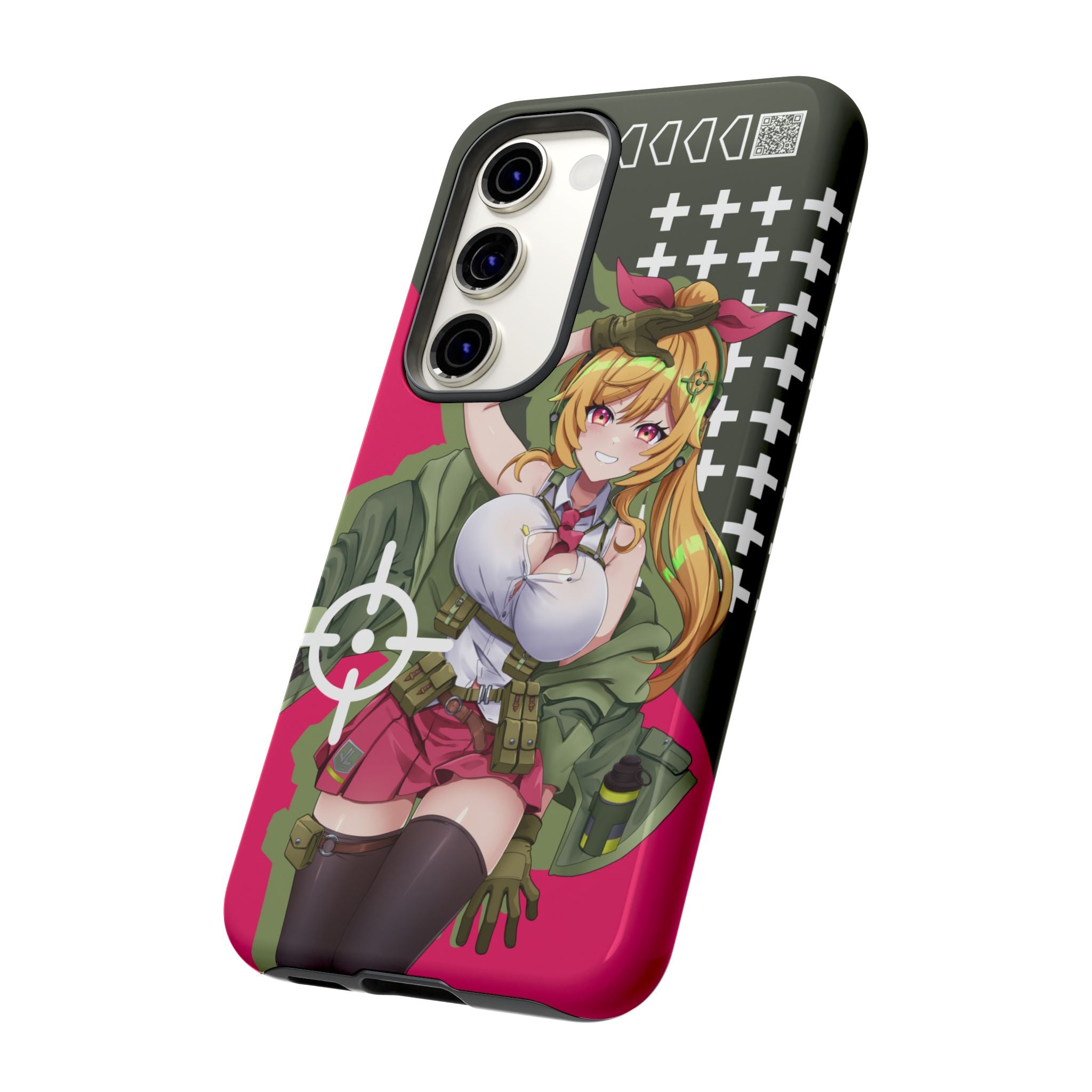 タレットガールズ - ロックオン スマホケース