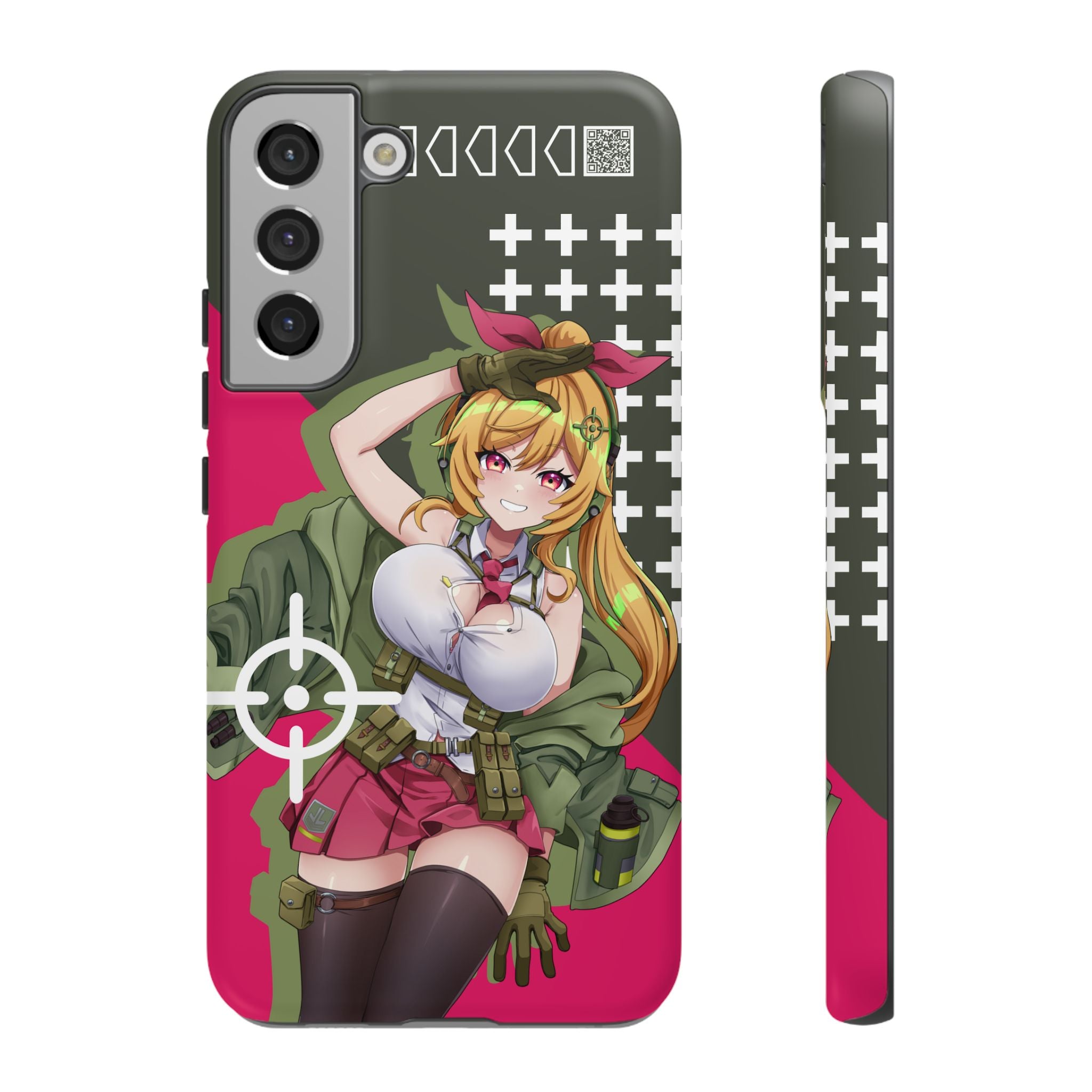 タレットガールズ - ロックオン スマホケース