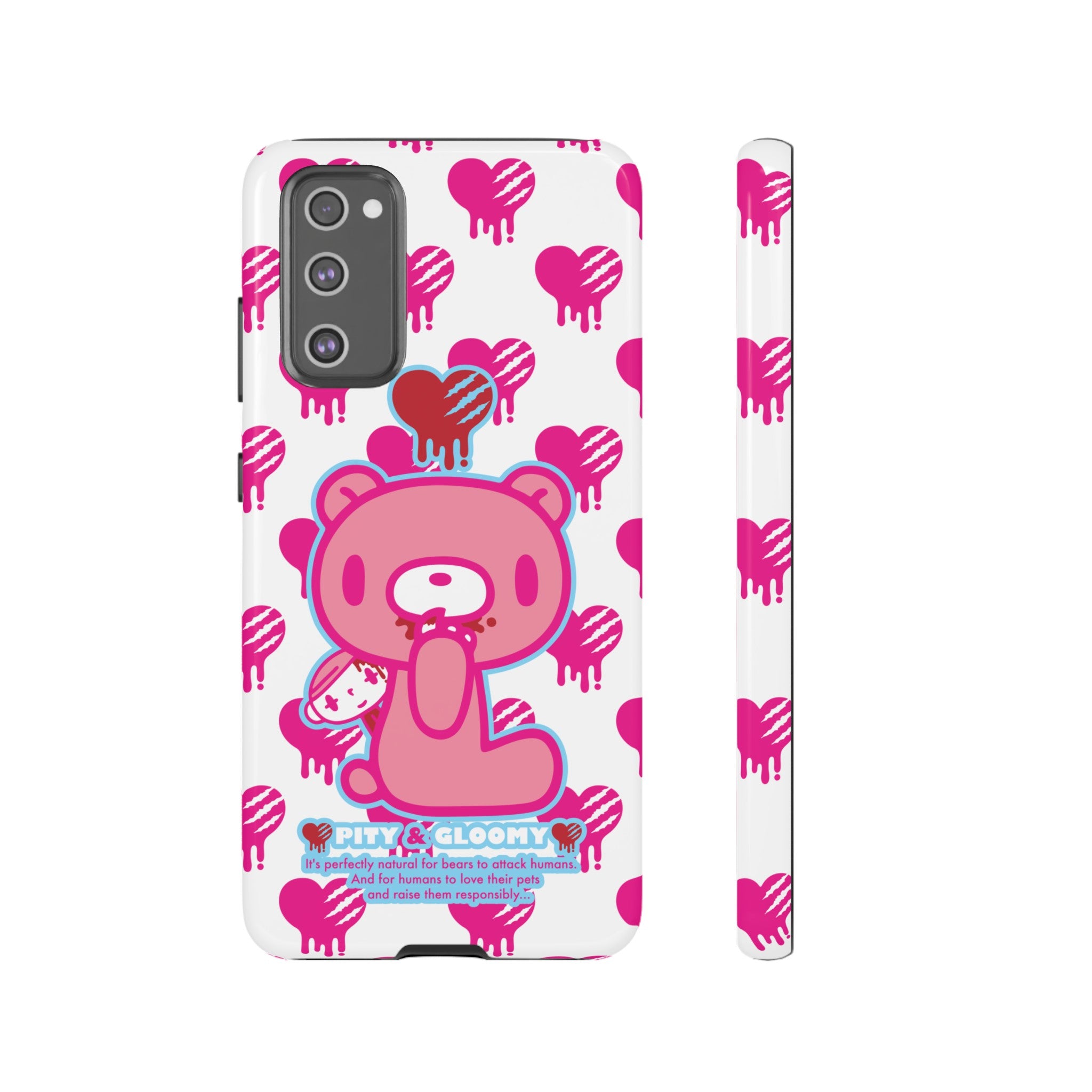 Gloomy Bear White Phone Case