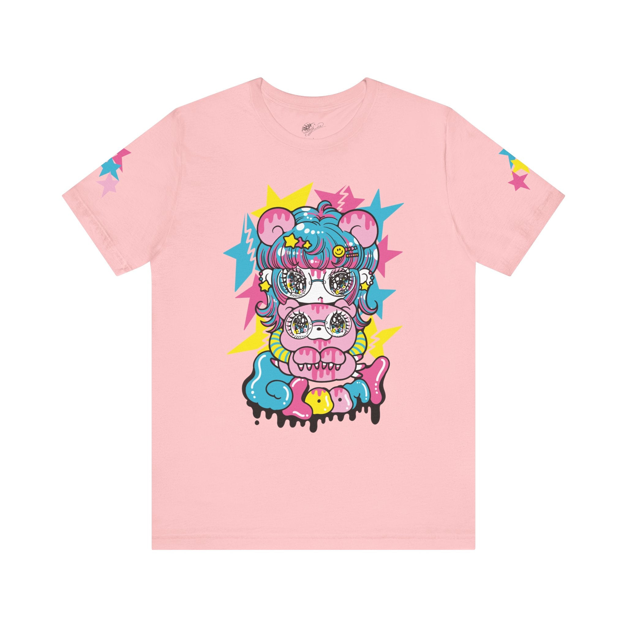 YURIE SEKIYA X GLOOMY BEAR🌟 STARRY GAL 2024 ユニセックス 半袖Tシャツ