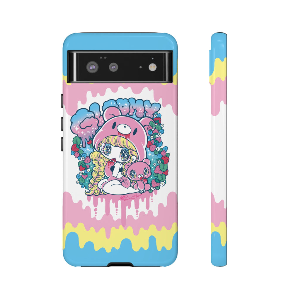 Yurie Sekiya x Gloomy Bear ⭐️ Gloomy-Girl Strawberry Phone Case