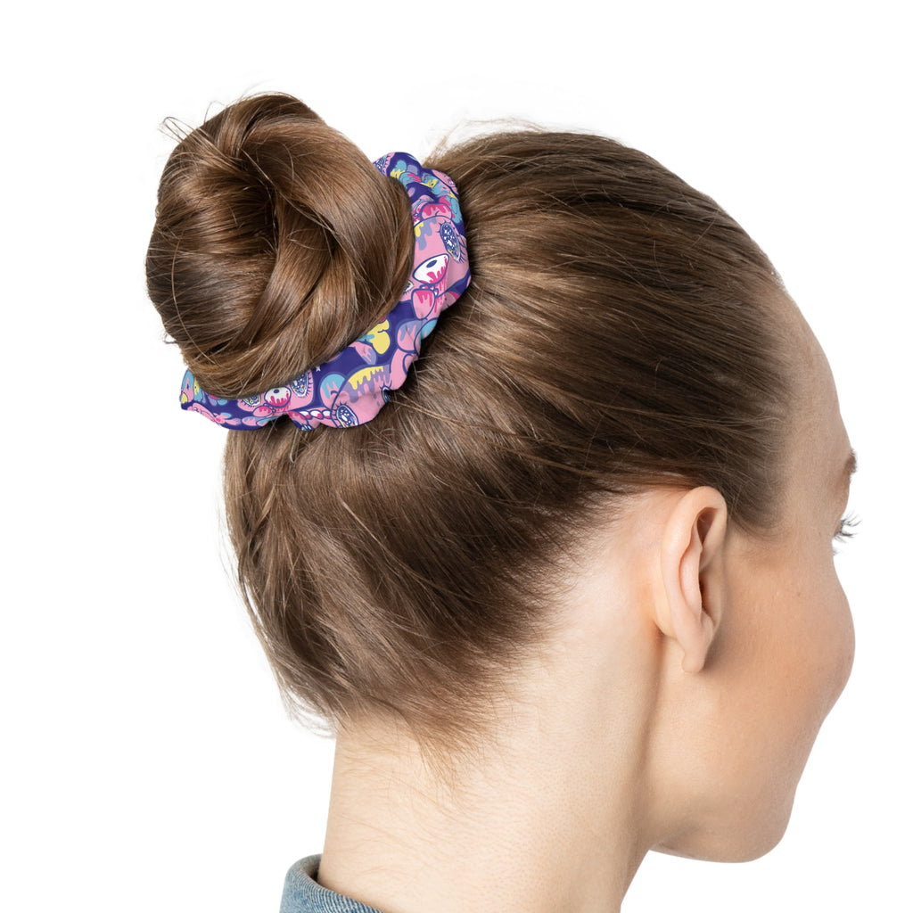 Yurie Sekiya x Gloomy Bear Blue Mania Scrunchie