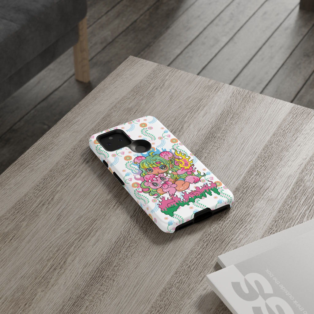 YURIE SEKIYA X GLOOMY BEAR ⭐️ FIRE GIRL PHONE CASE