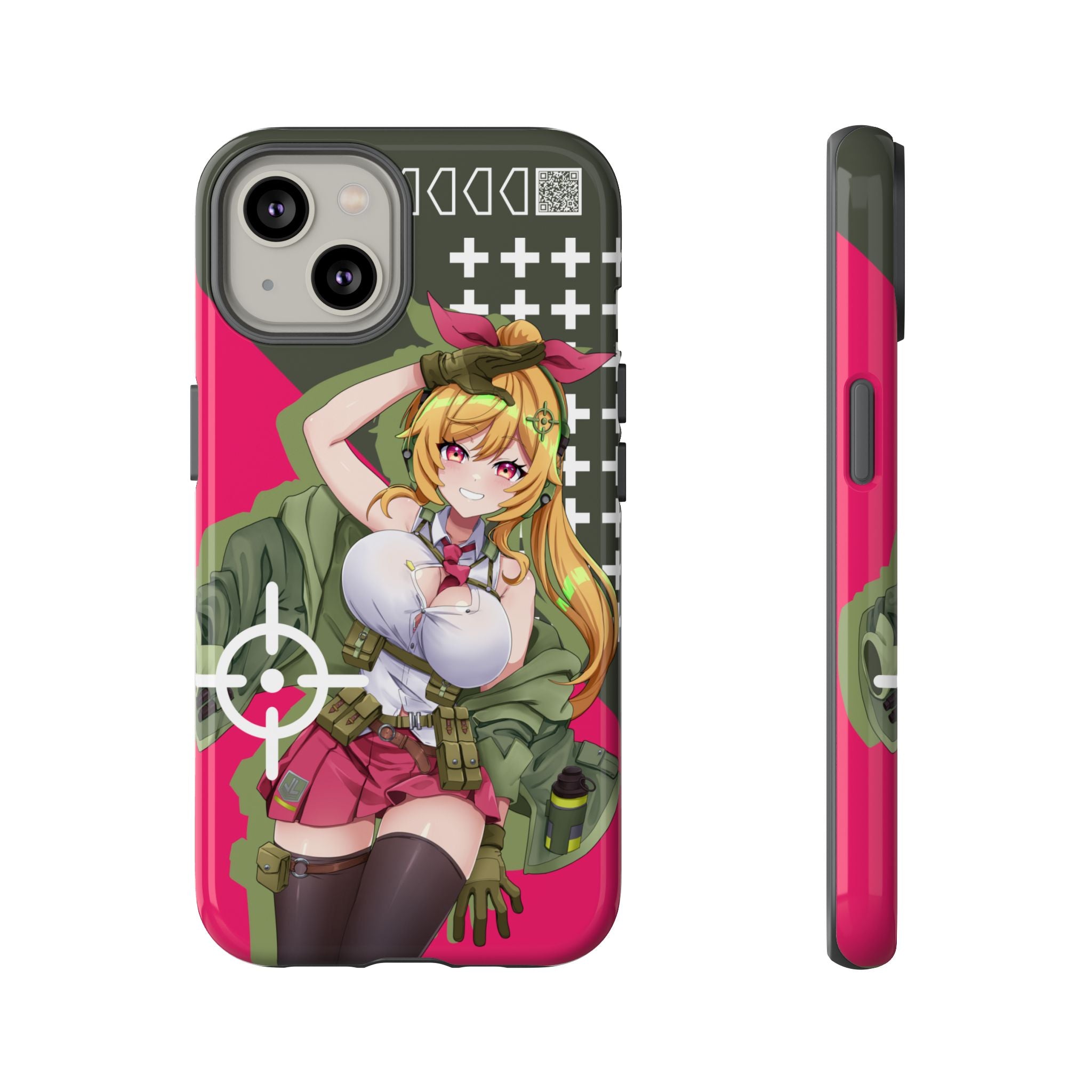 タレットガールズ - ロックオン スマホケース