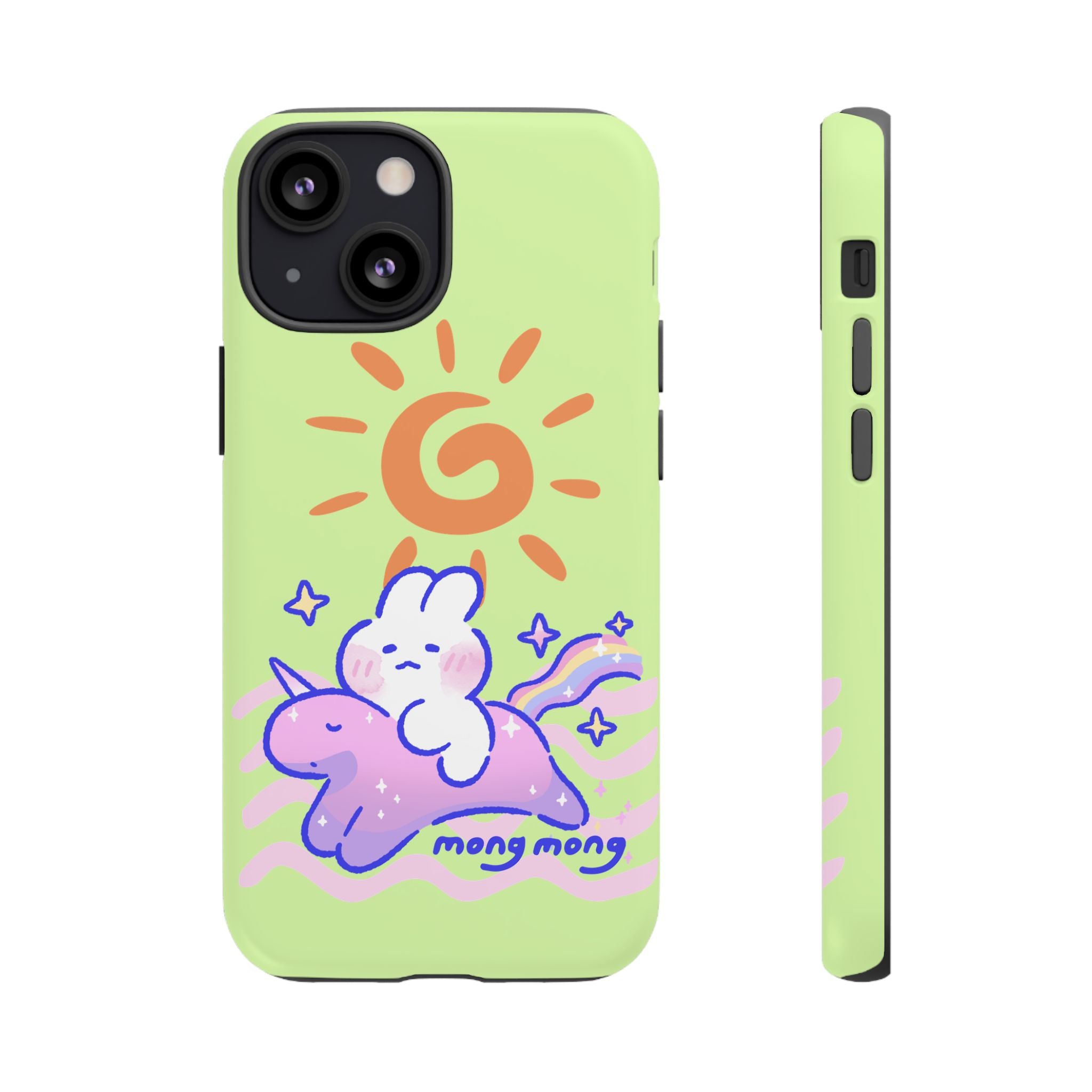Lovely Mong Mong Ride a Unicorn Phone Case