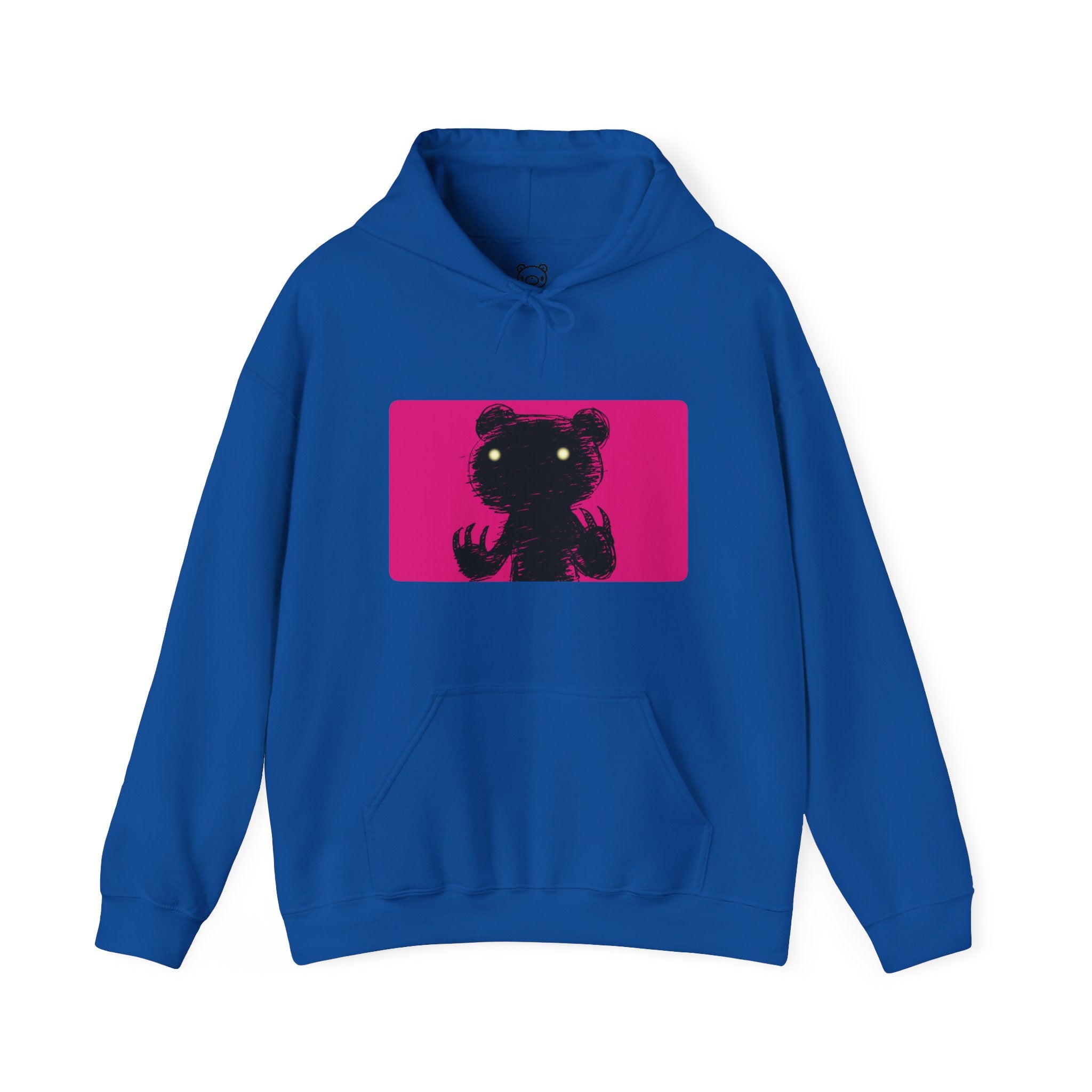 Pink Block Abstraction Gloomy Bear Hoodie