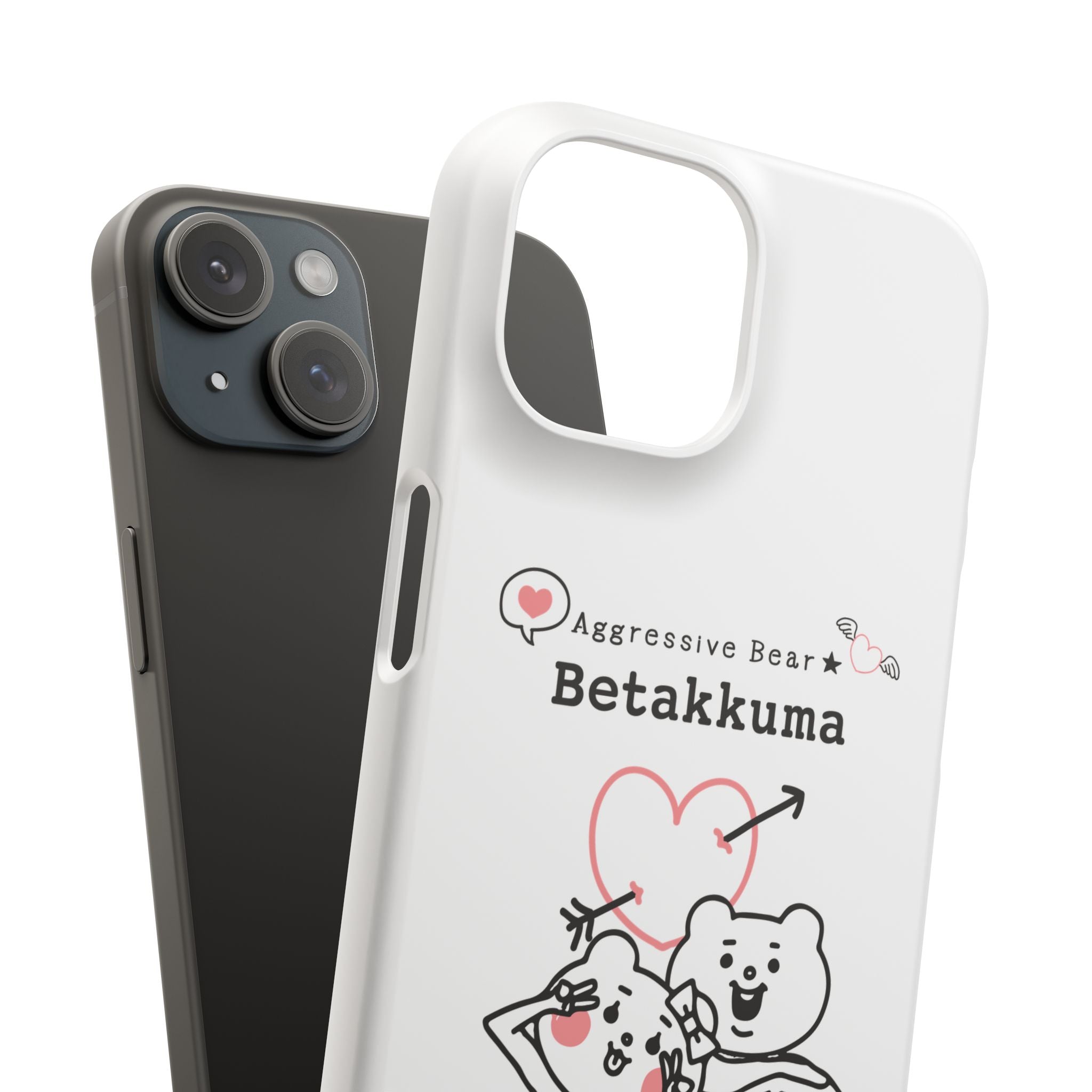 Betakkuma Arrow Heart Phone Case