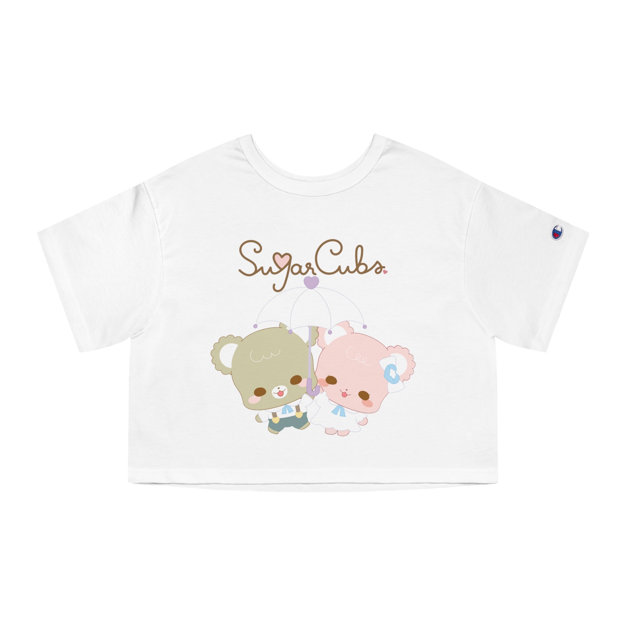 Sugar Cubs Love T Champion Women's Heritage Cropped T-Shirt